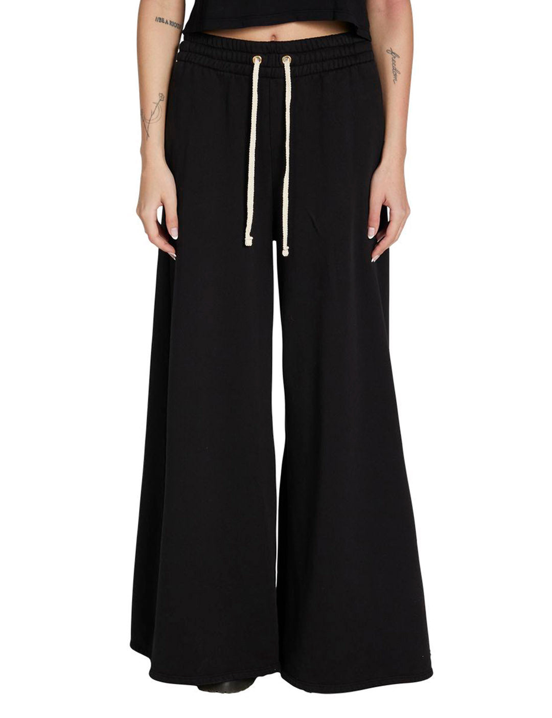 パンツ Black Julienne Flare Pant Belted Stretch Flare Pants - Black | SANNA'S Online Store