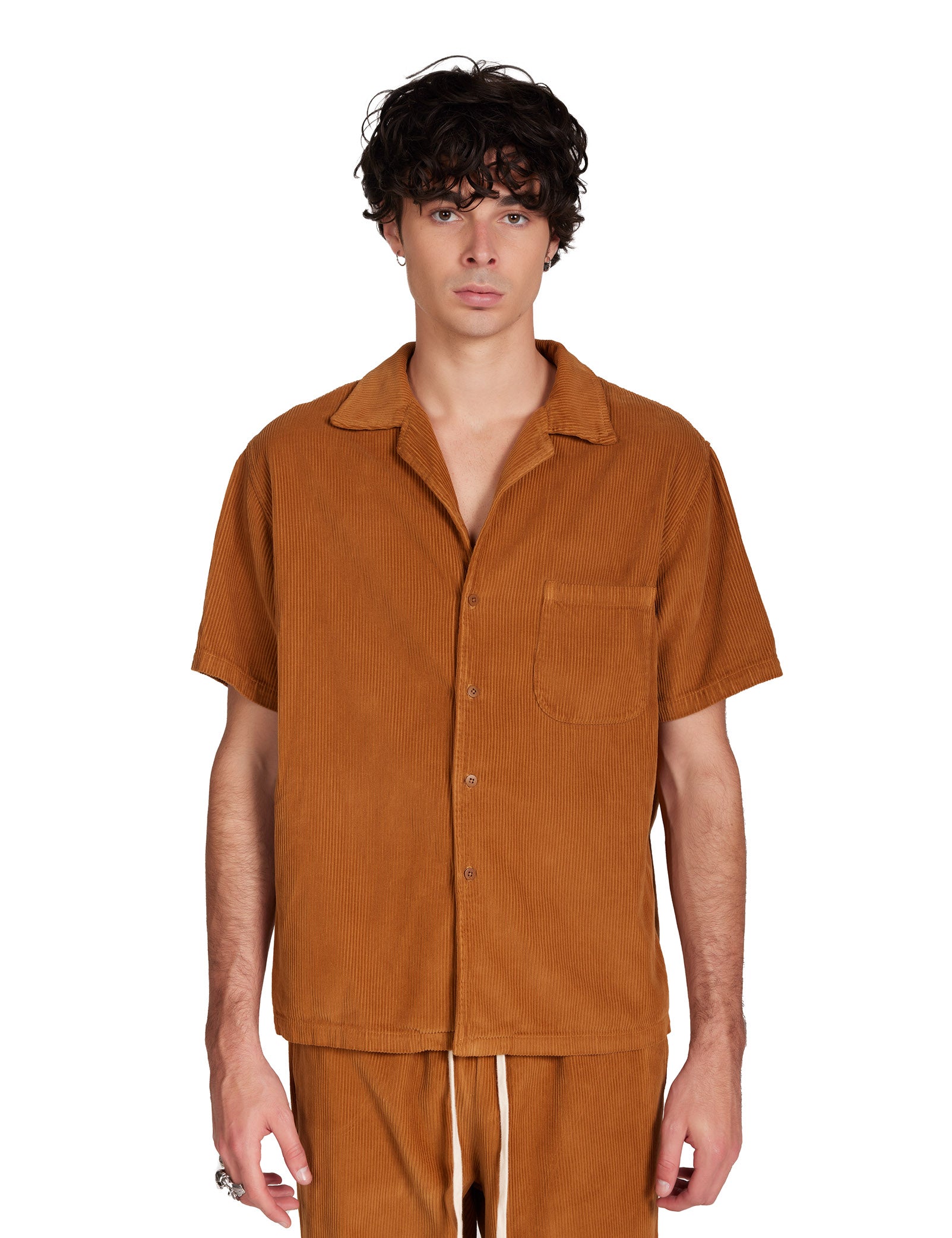 Wide Wale Corduroy Cuban Shirt – L E S T I E N