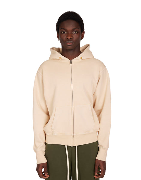Her lip to グレー Trois Logo Knit Hoodie Extra fine knit hooded sweater in light grey melange | GUCCI® US