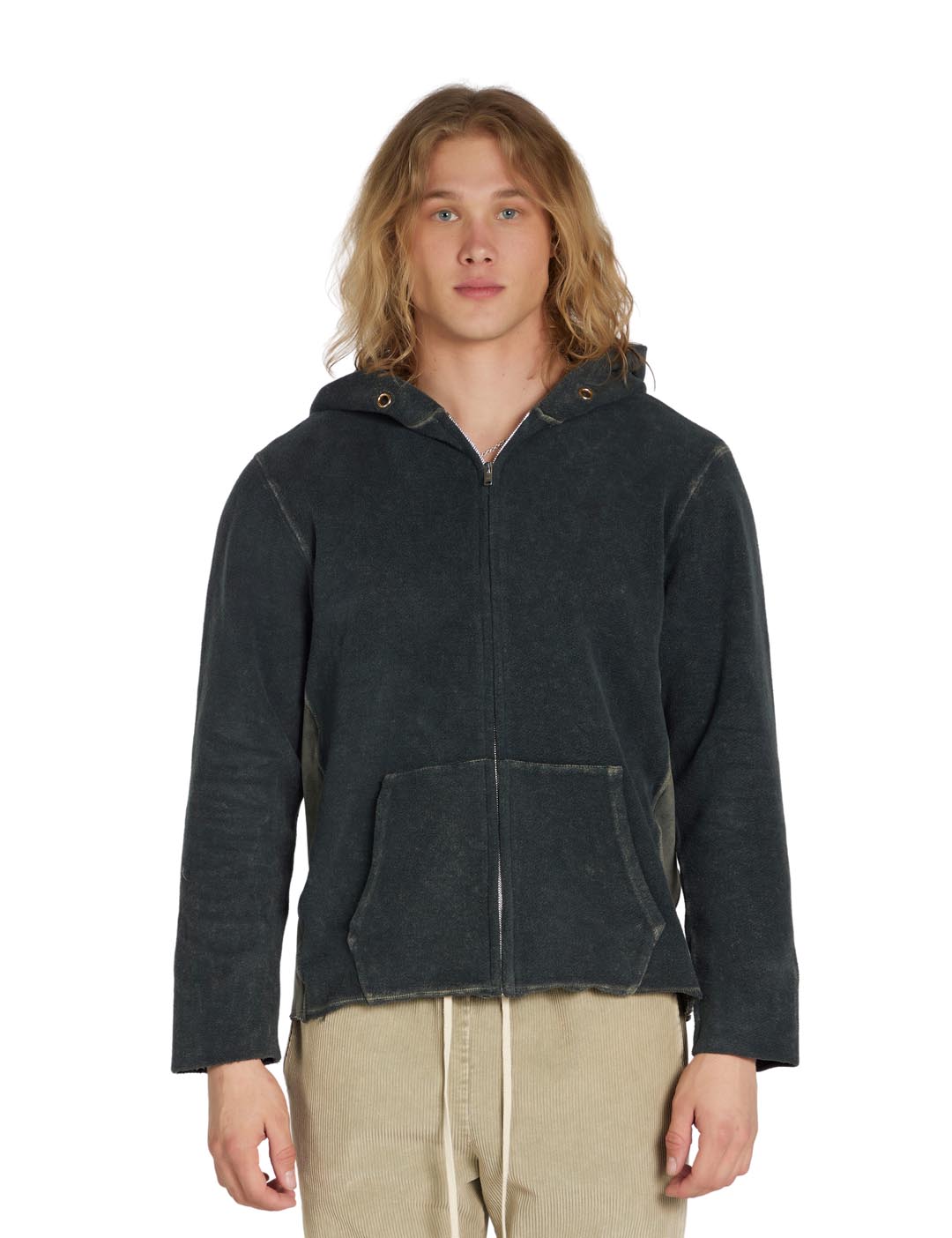 Heavyweight Raw Zip Hoodie