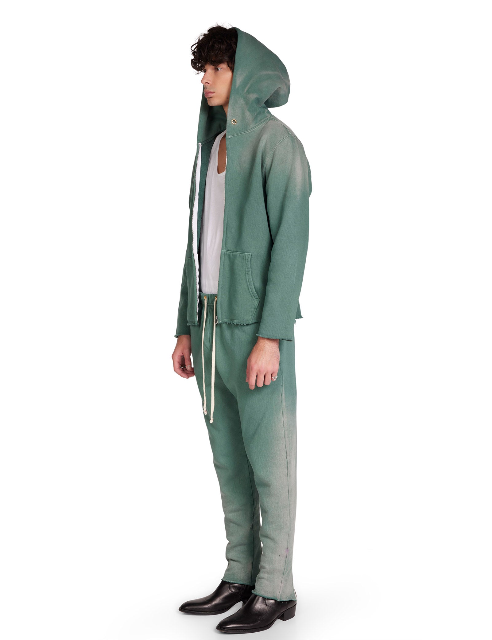Heavyweight Raw Zip Hoodie