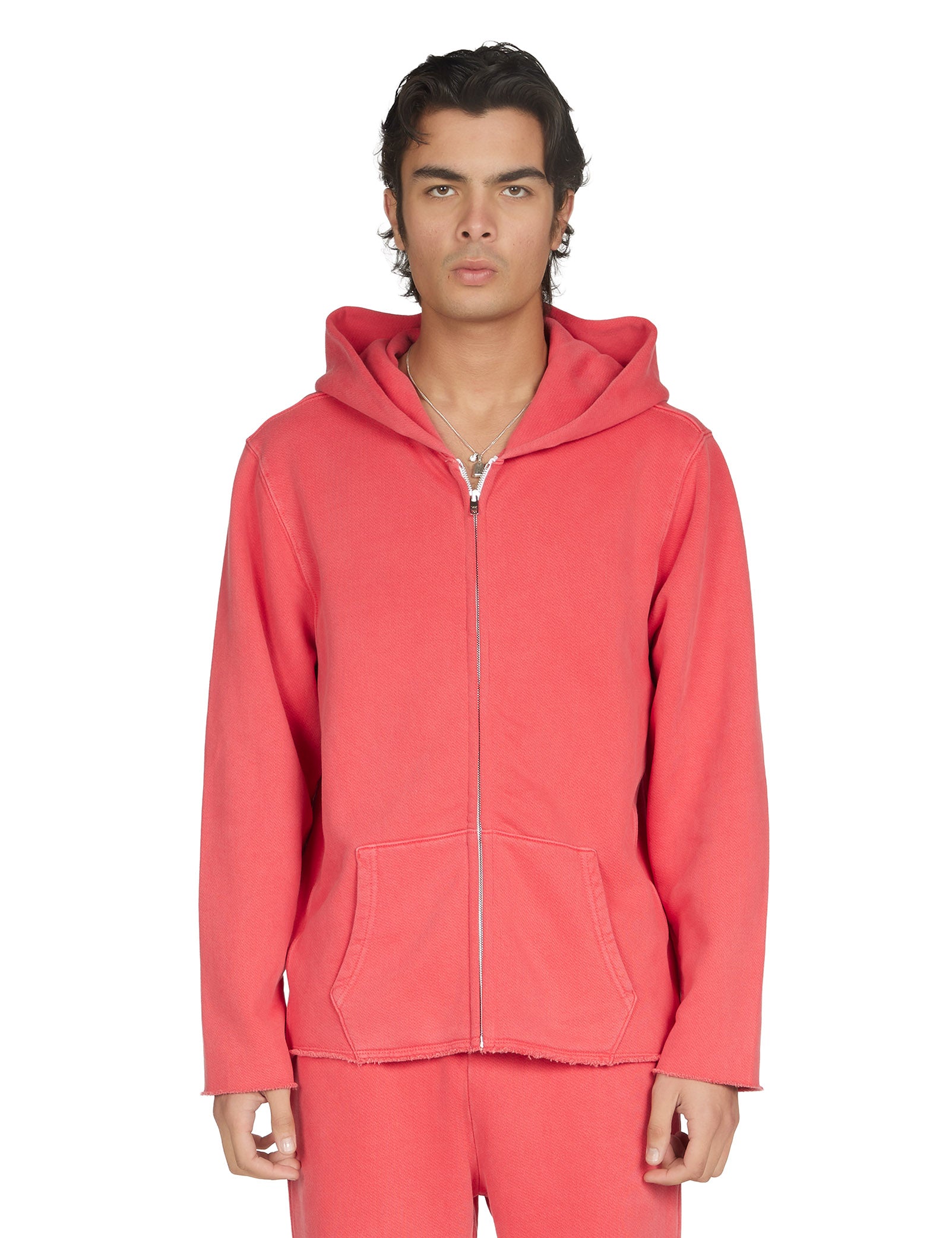 Heavyweight Raw Zip Hoodie