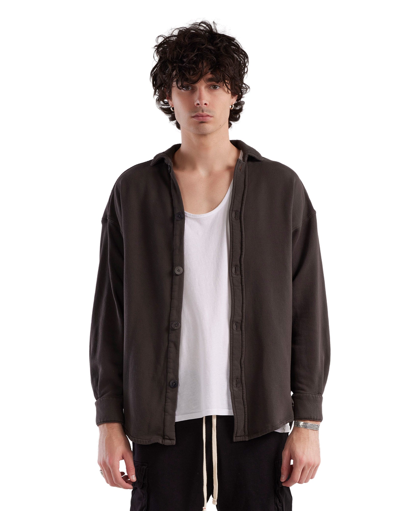 Heavyweight Oversized Button Up