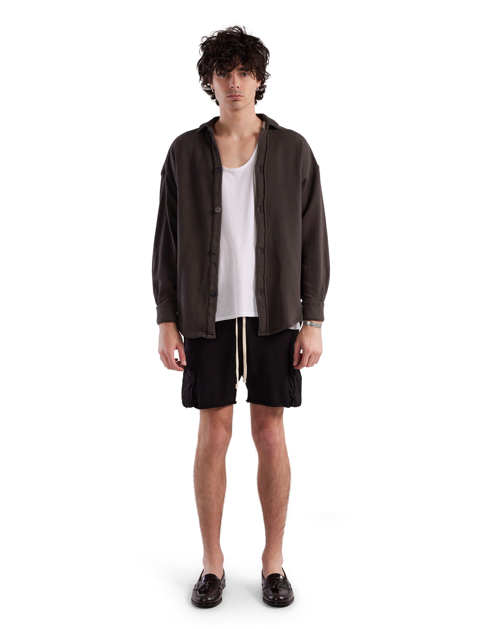 Heavyweight Oversized Button Up