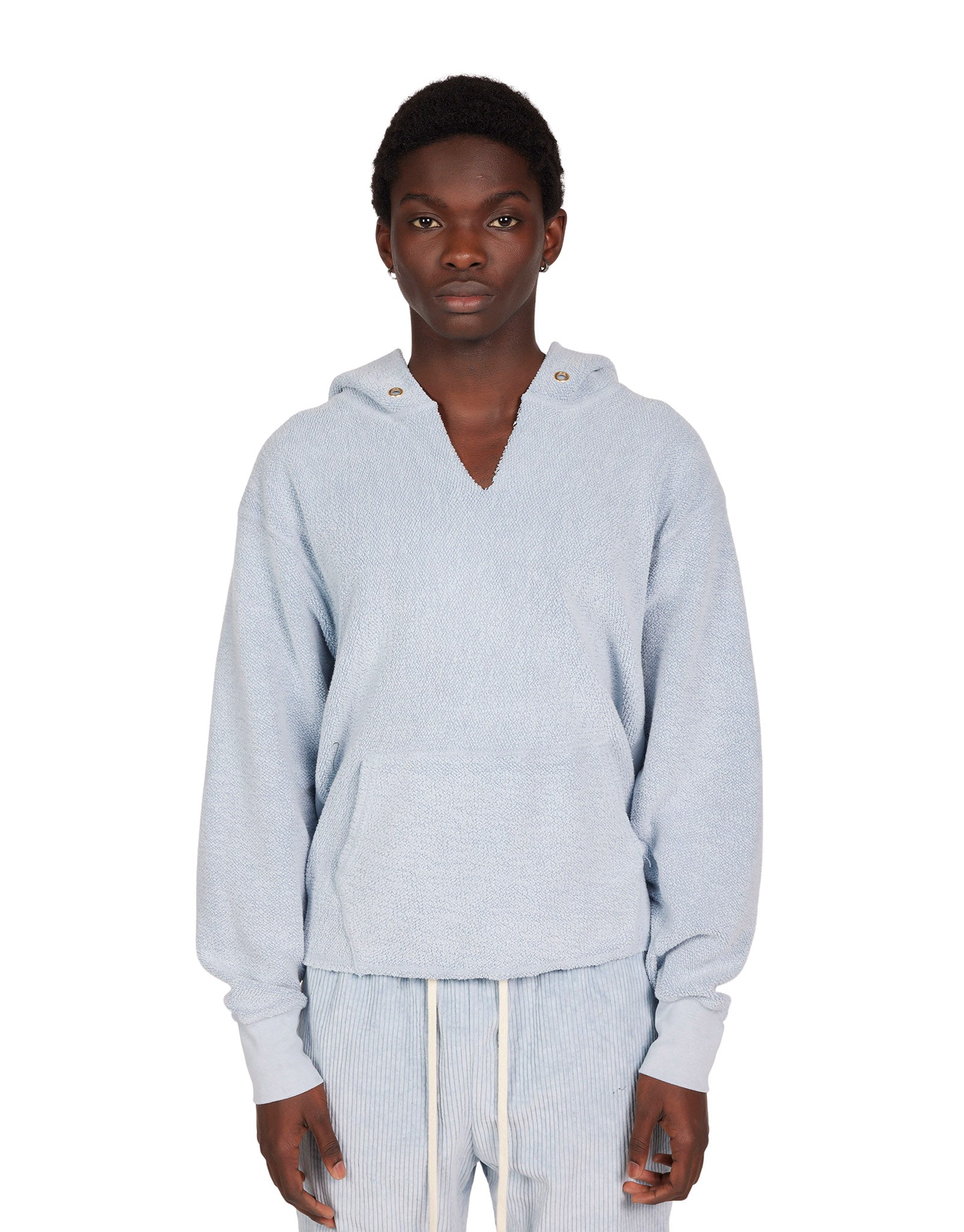Heavyweight Inside Out Raw Cropped Hoodie