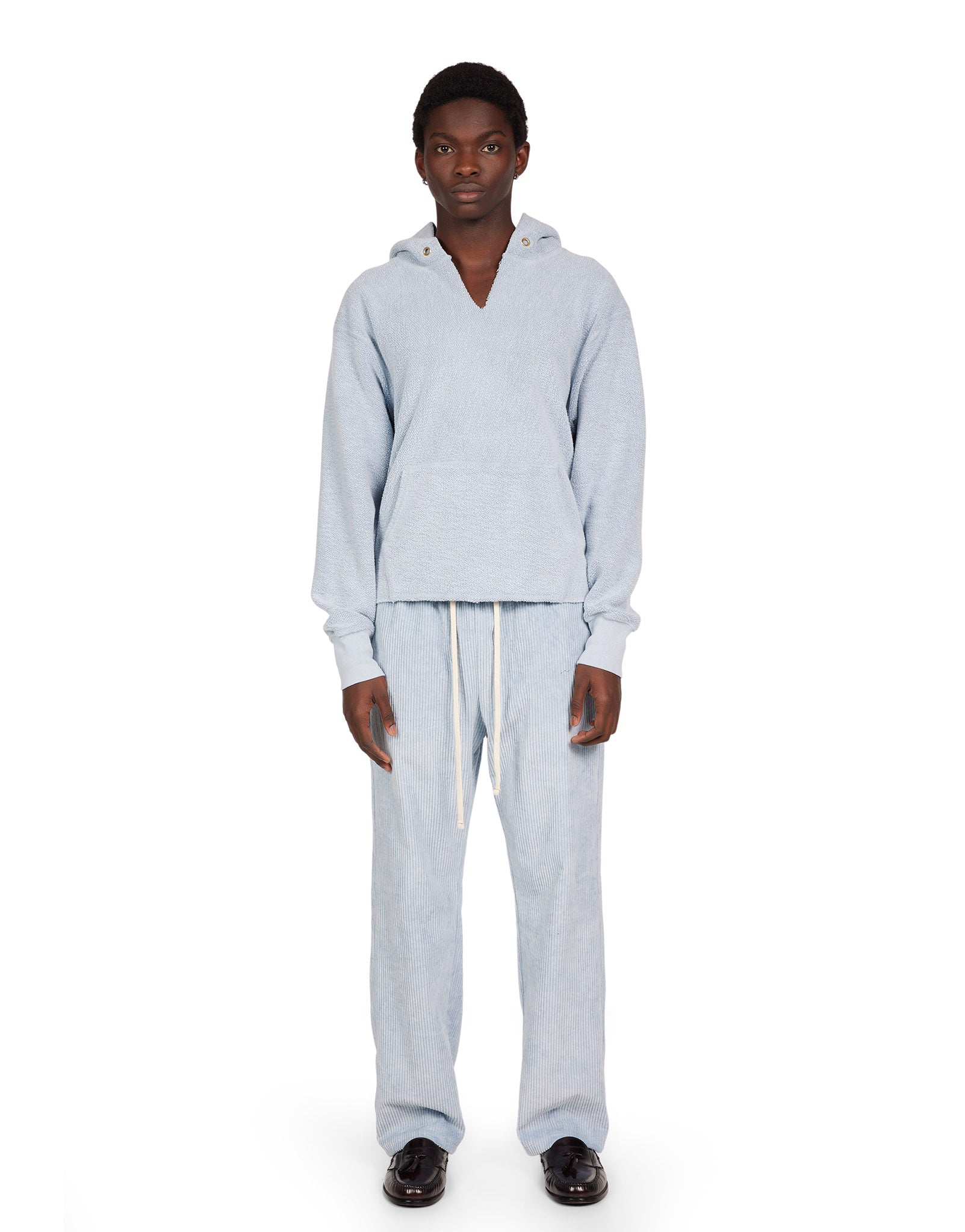 Heavyweight Inside Out Raw Cropped Hoodie