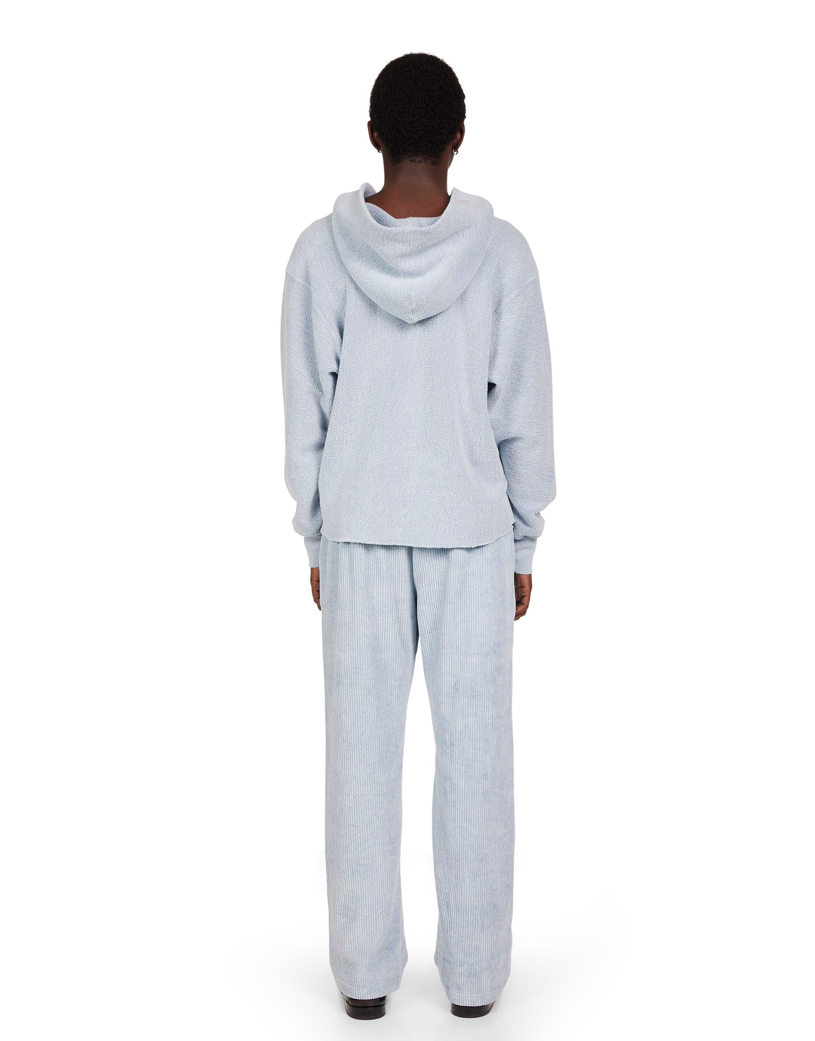 Heavyweight Inside Out Raw Cropped Hoodie