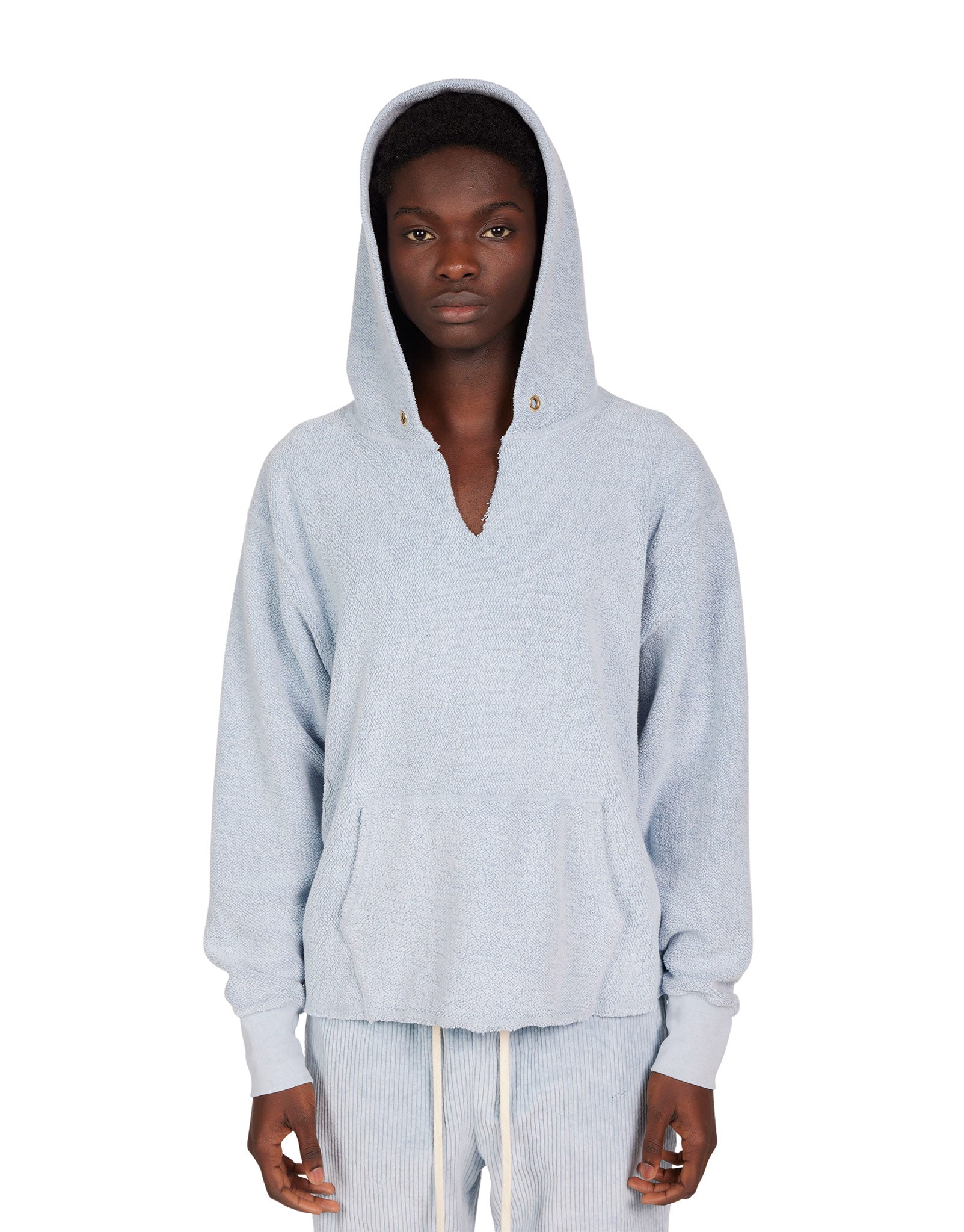 Heavyweight Inside Out Raw Cropped Hoodie