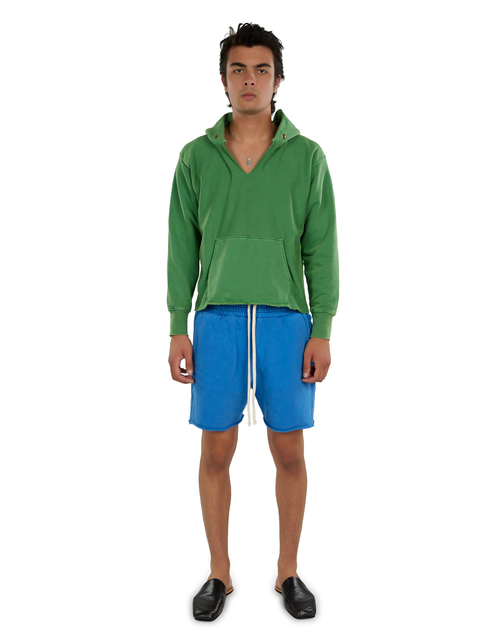 Heavyweight Raw Cropped Hoodie