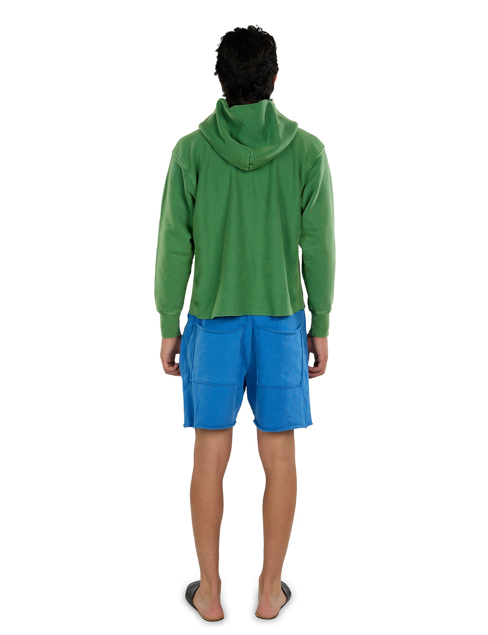 Heavyweight Raw Cropped Hoodie