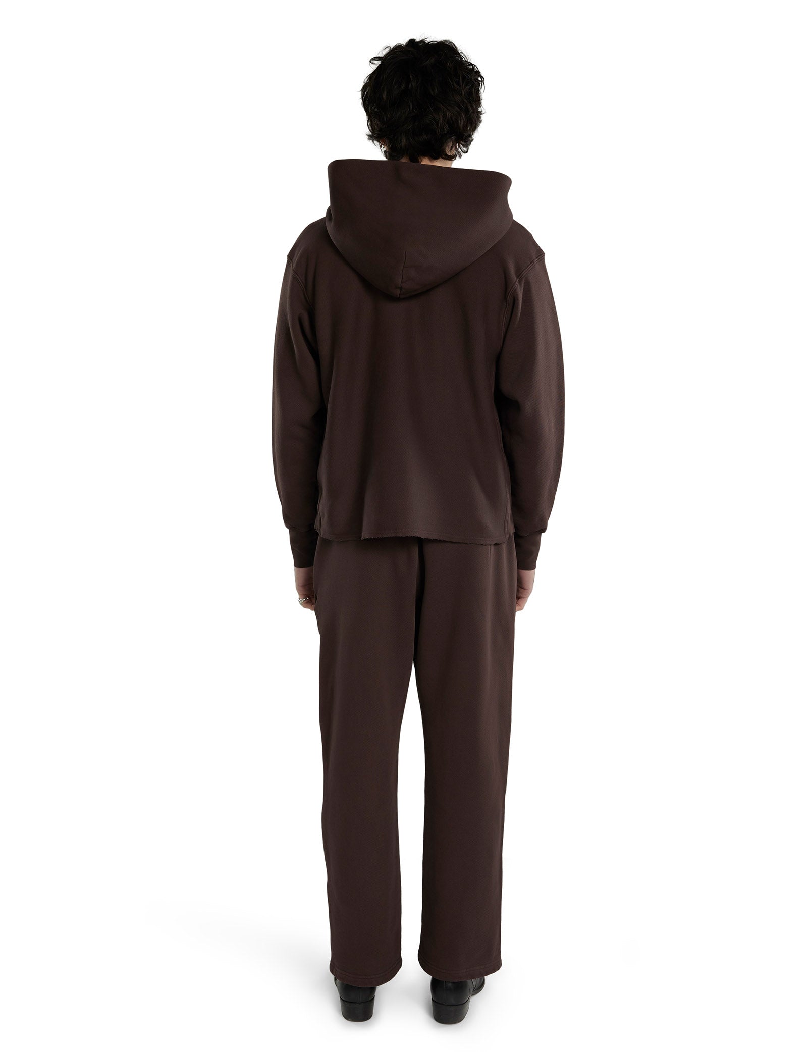 Heavyweight Raw Cropped Hoodie