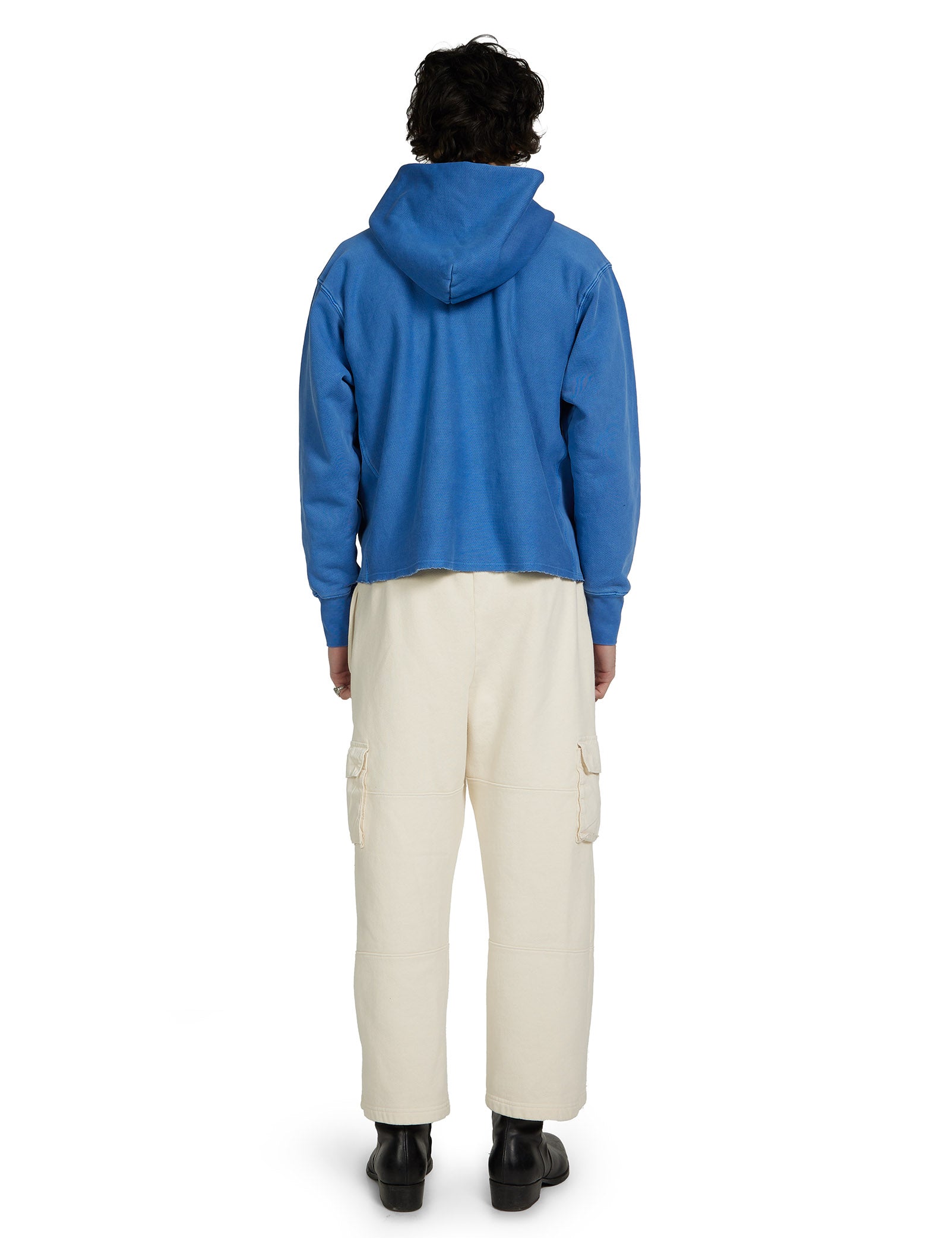 Heavyweight Raw Cropped Hoodie