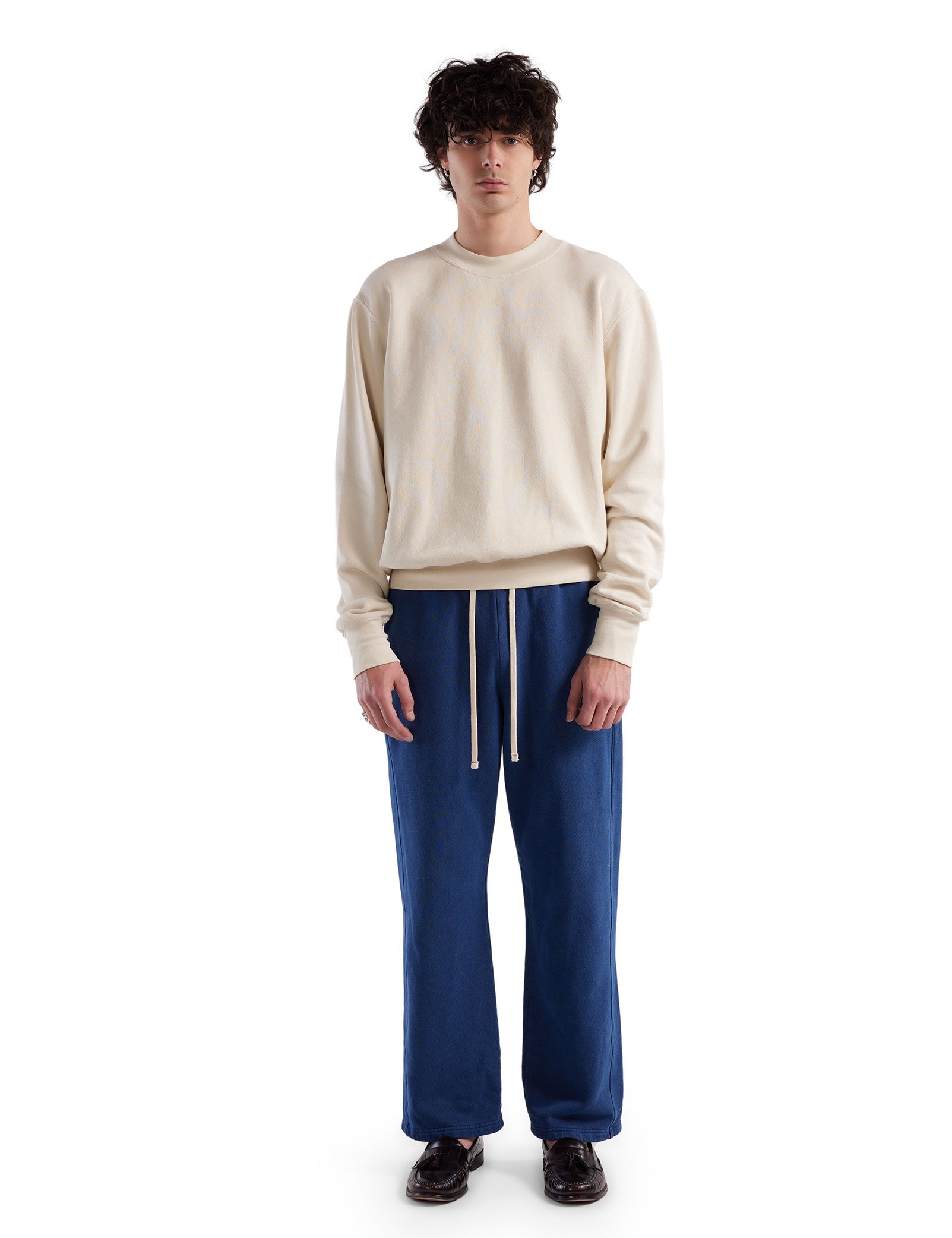 Heavyweight Banded Polo Mock Neck