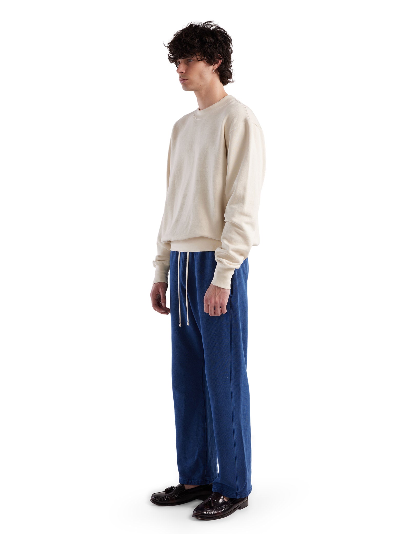 Heavyweight Banded Polo Mock Neck