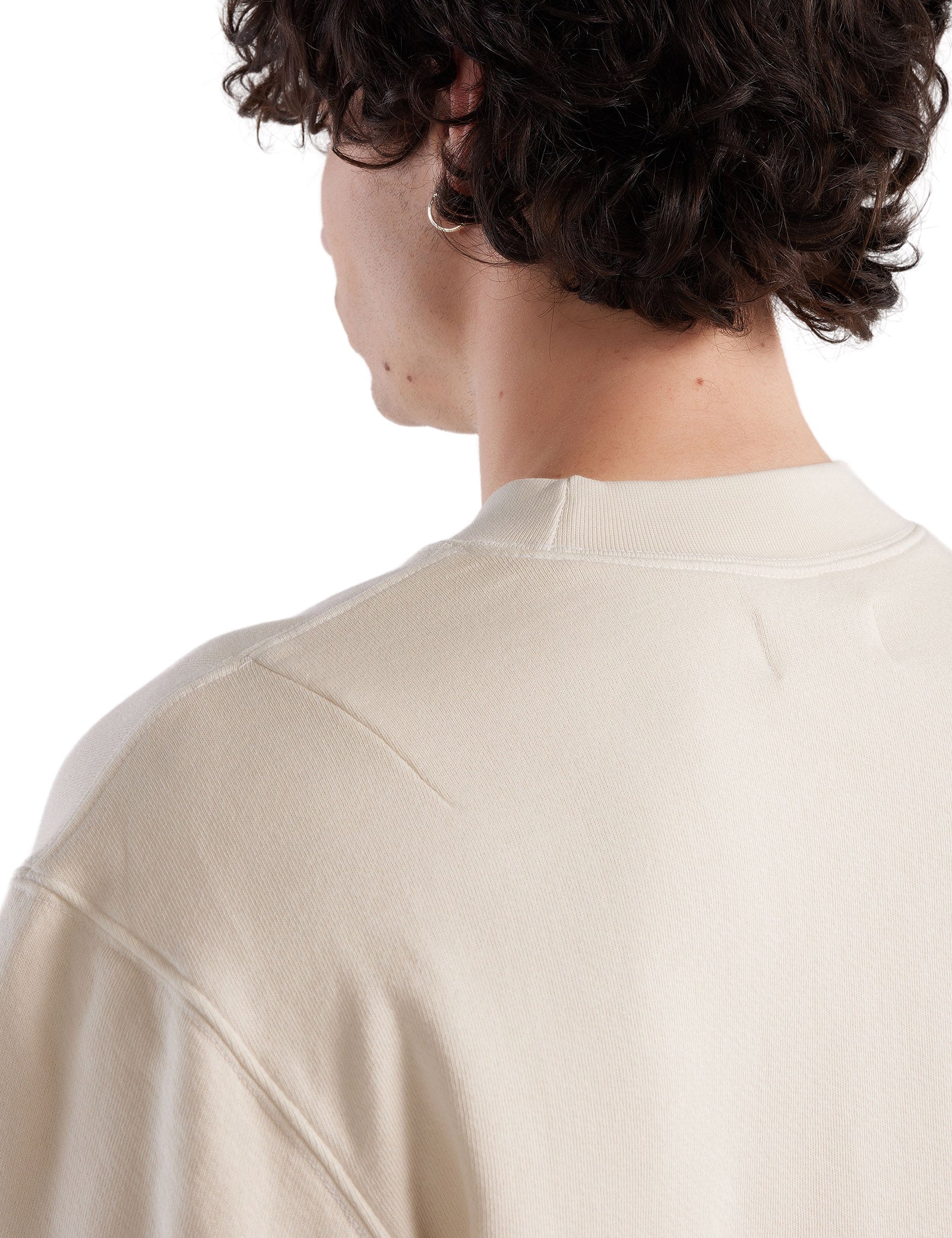 Heavyweight Banded Polo Mock Neck