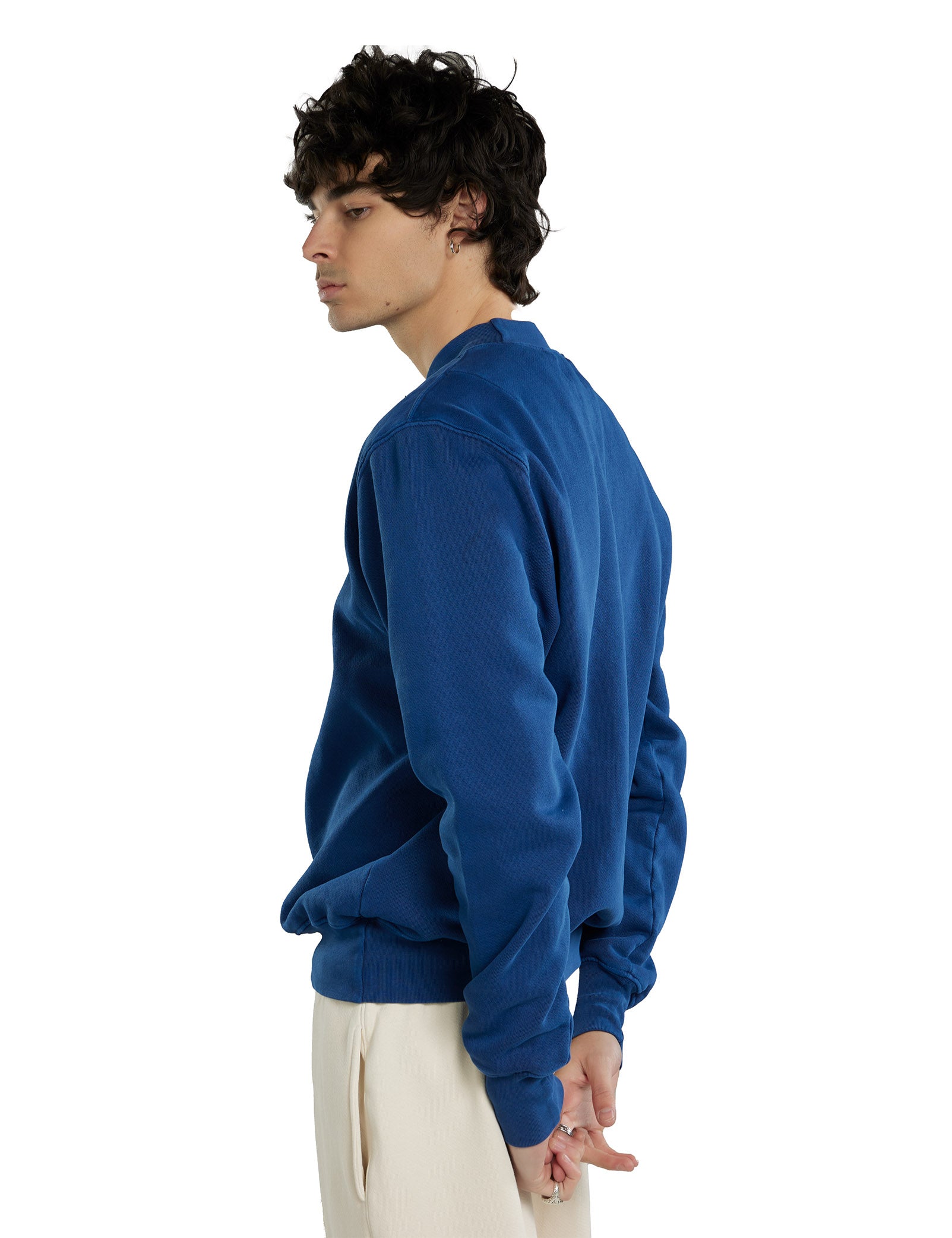 Heavyweight Banded Polo Mock Neck