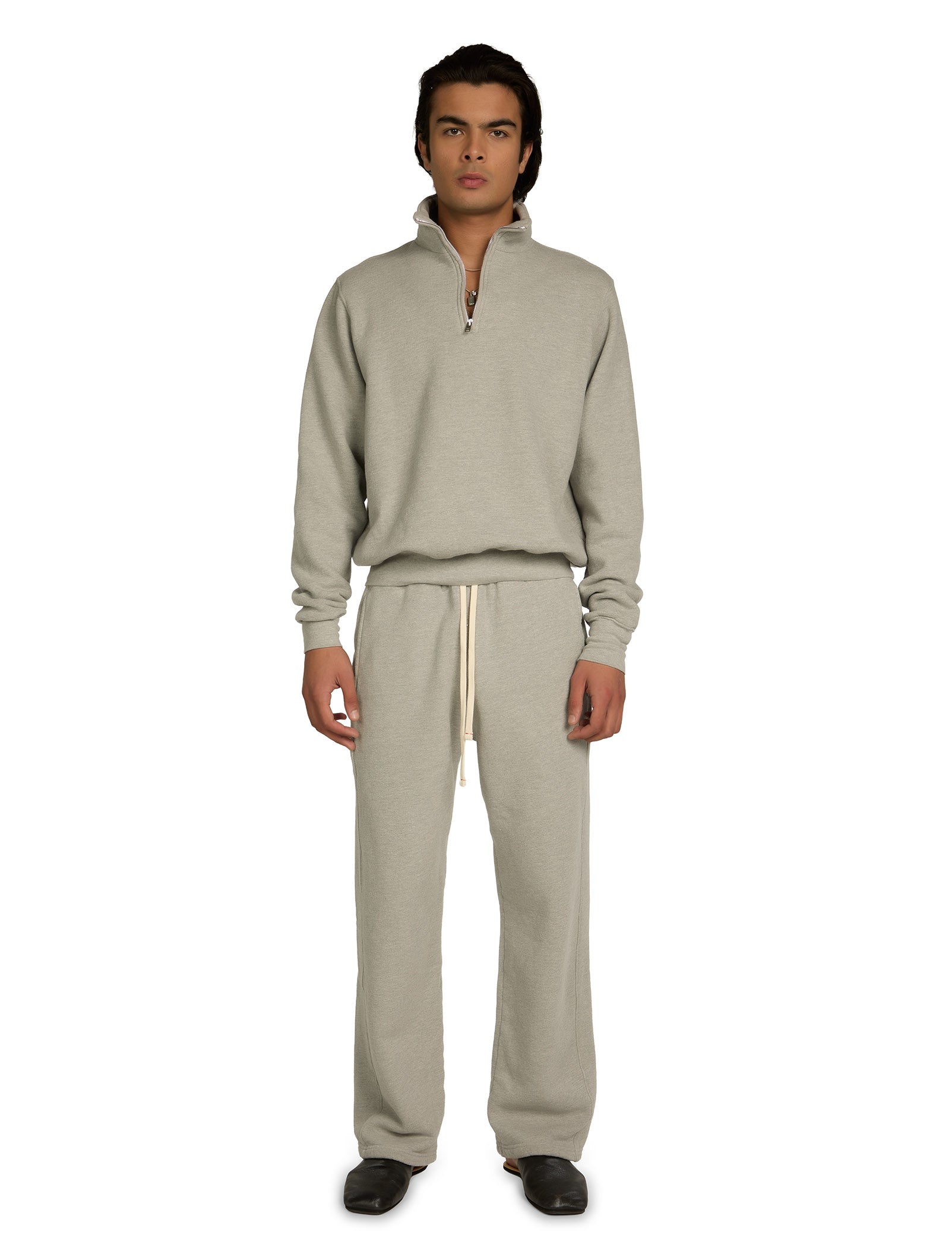 Heavyweight Banded Yacht Half Zip