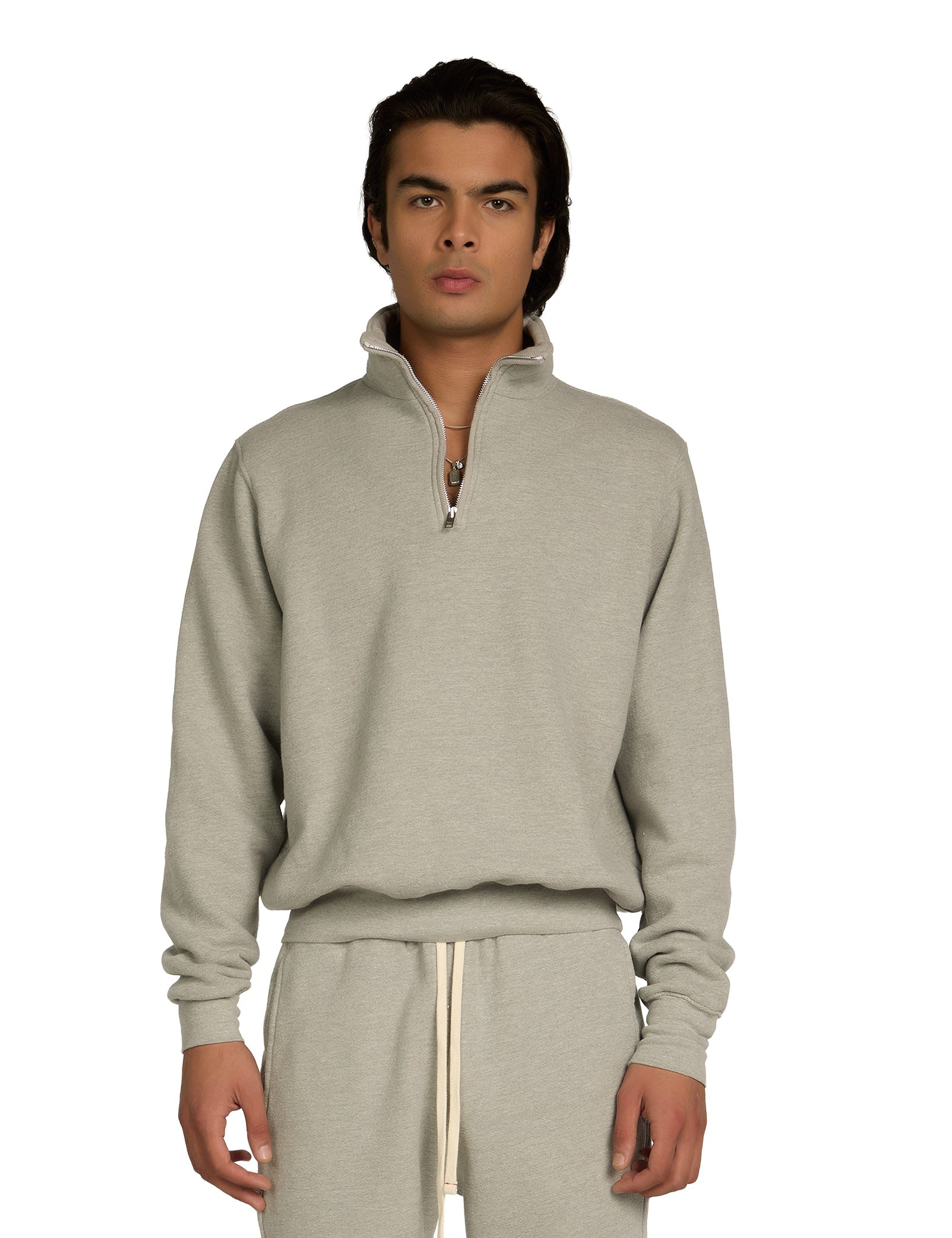 Heavyweight Banded Yacht Half Zip