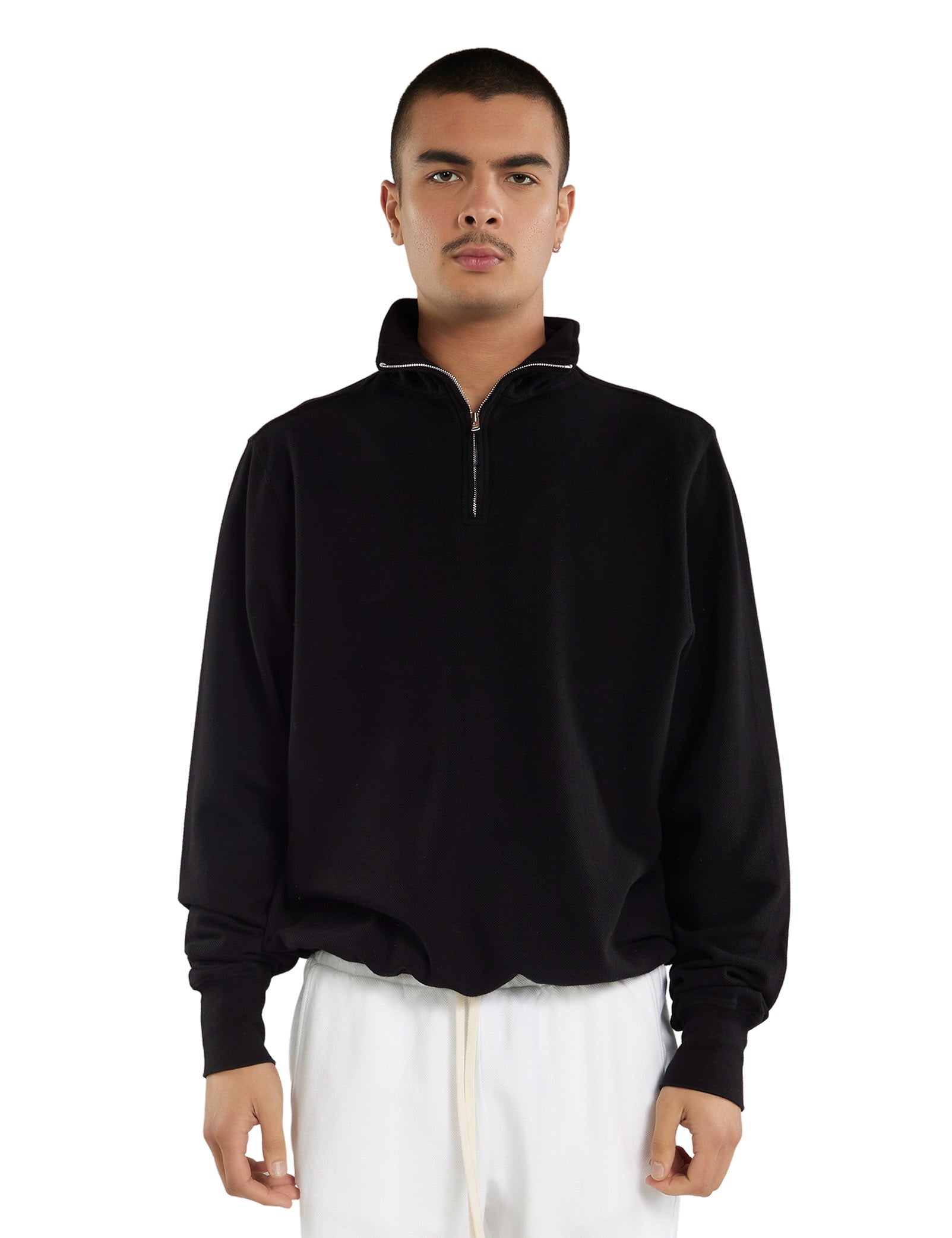 Heavyweight Banded Yacht Half Zip