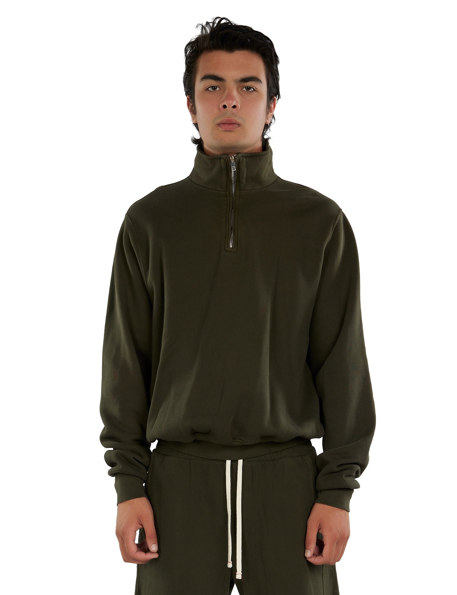 Heavyweight Banded Yacht Half Zip
