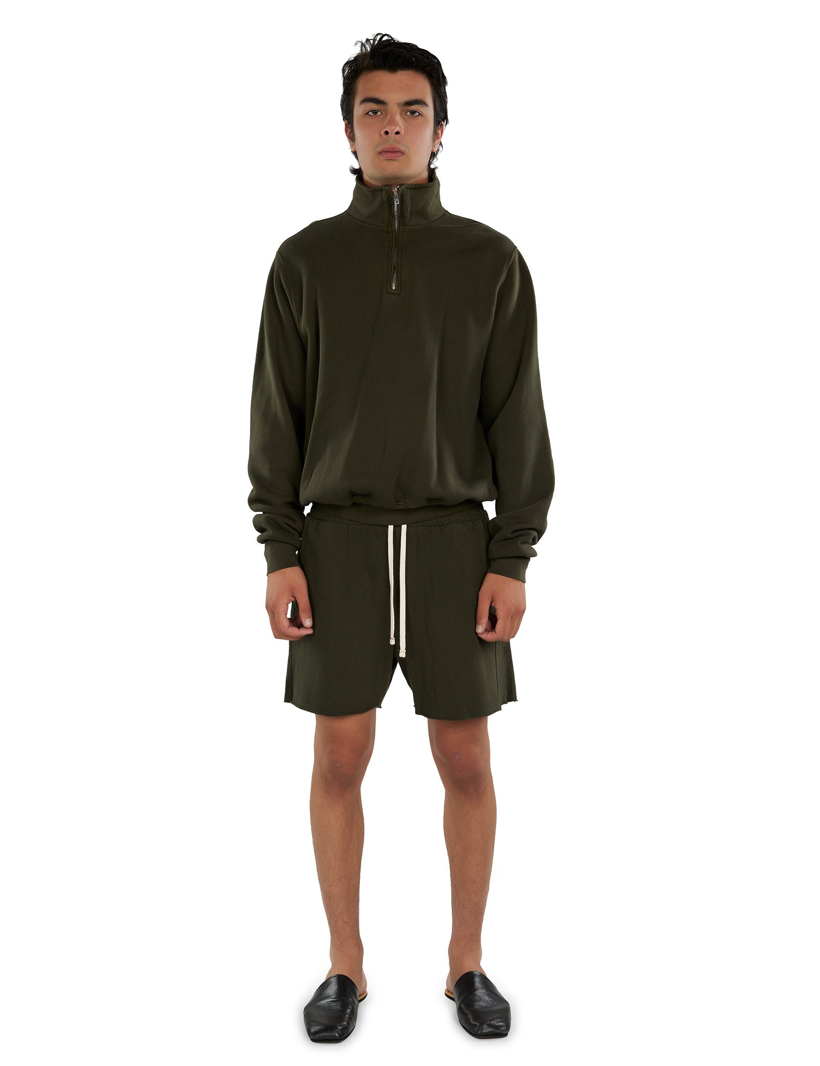 Heavyweight Banded Yacht Half Zip