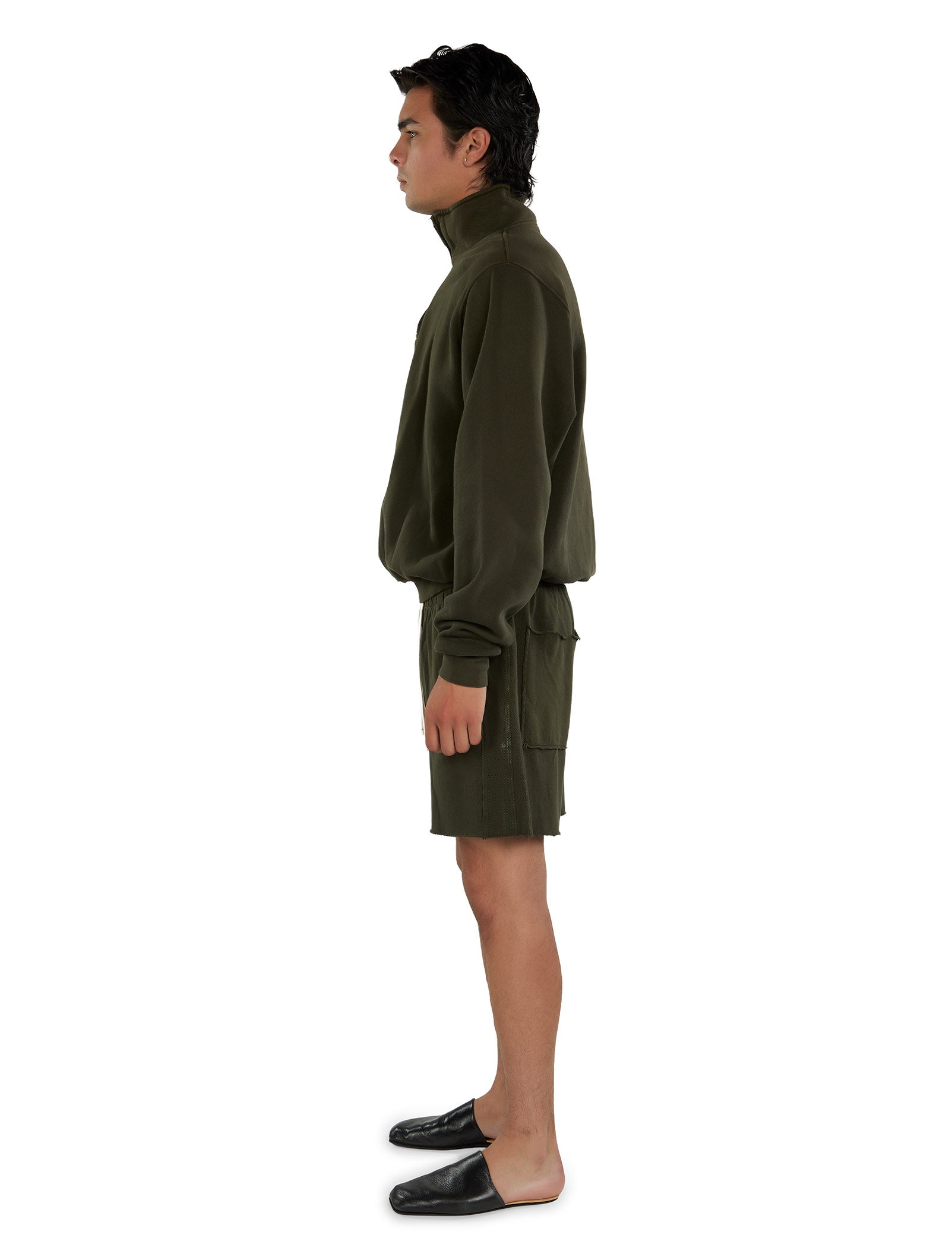 Heavyweight Banded Yacht Half Zip