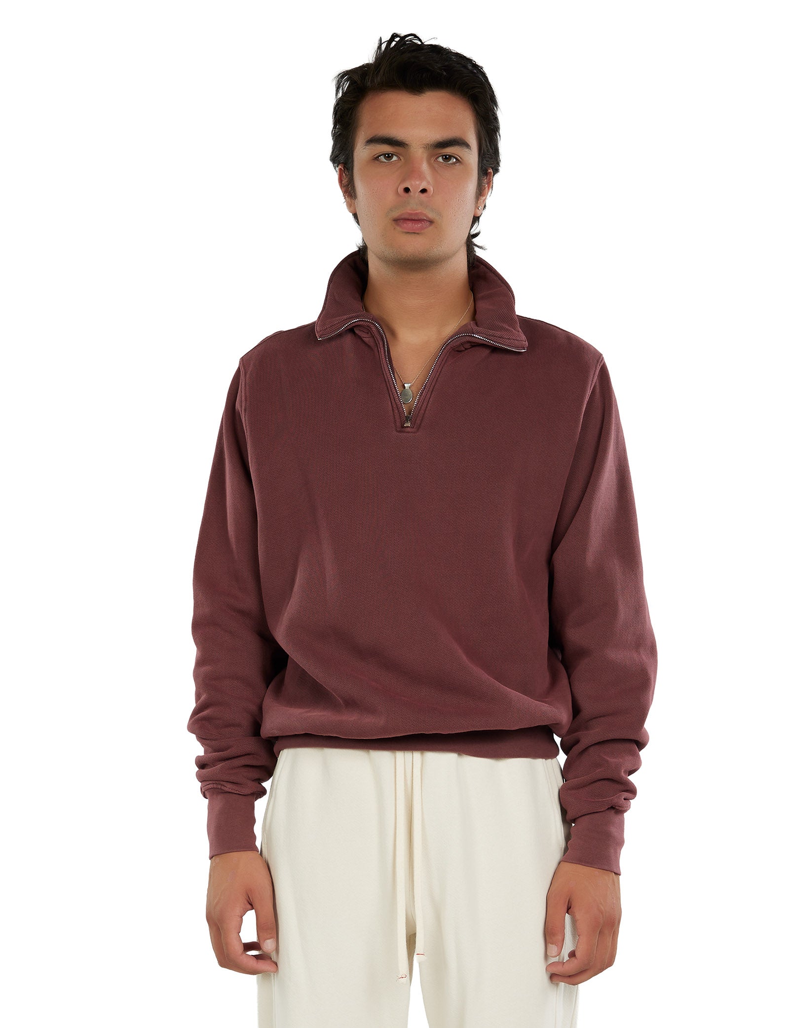 Heavyweight Banded Yacht Half Zip
