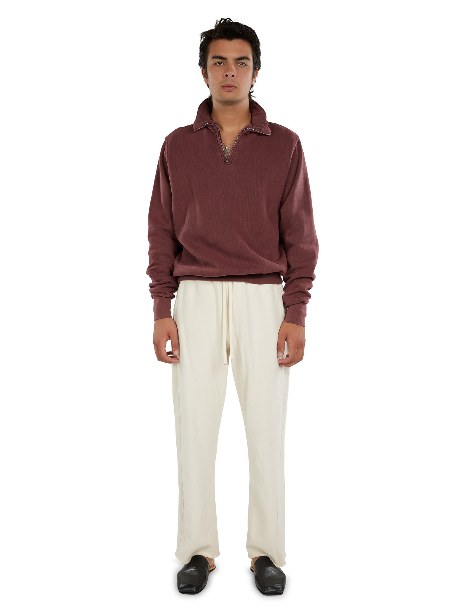 Heavyweight Banded Yacht Half Zip