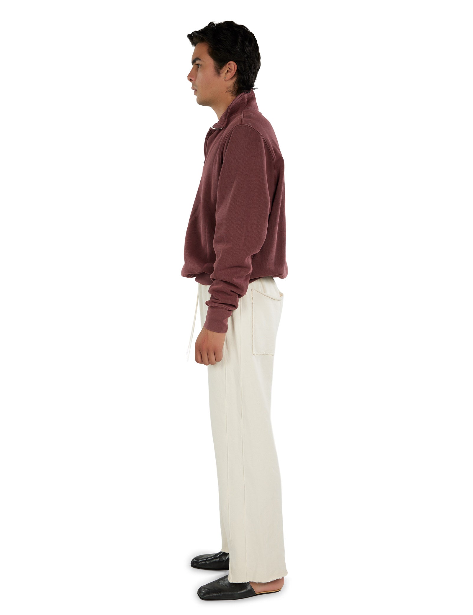 Heavyweight Banded Yacht Half Zip
