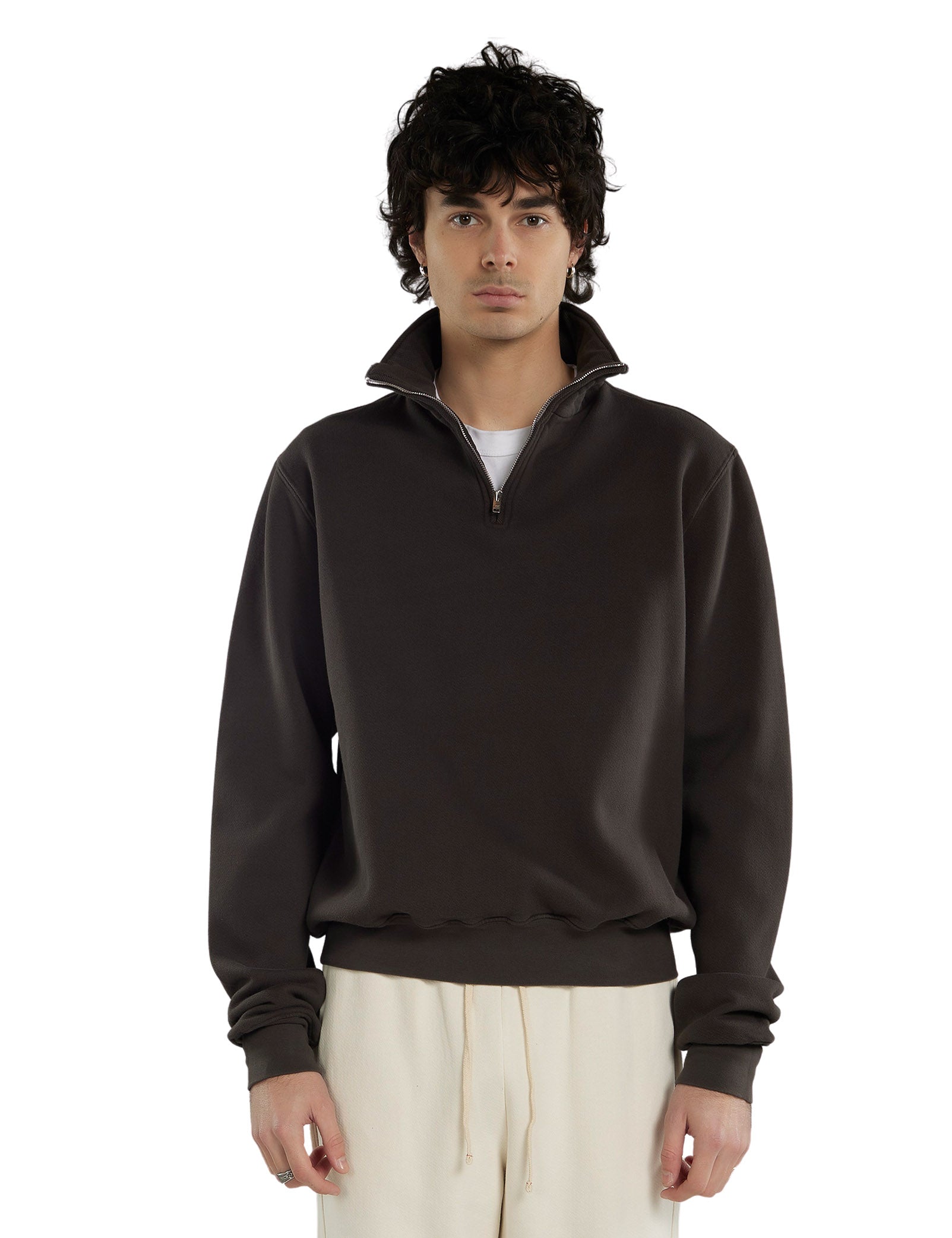 Heavyweight Banded Yacht Half Zip