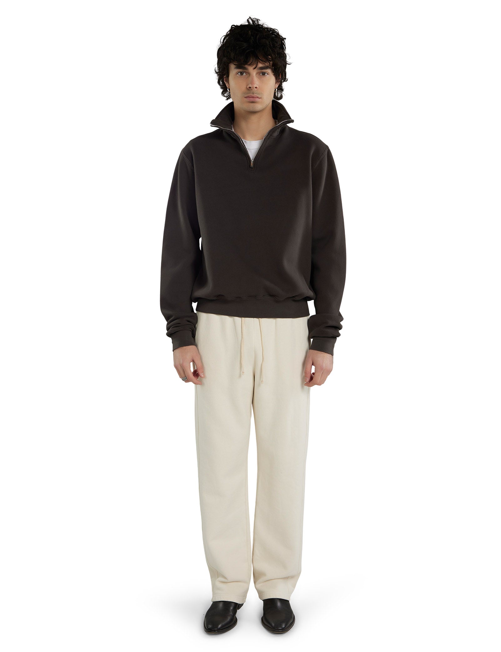 Heavyweight Banded Yacht Half Zip