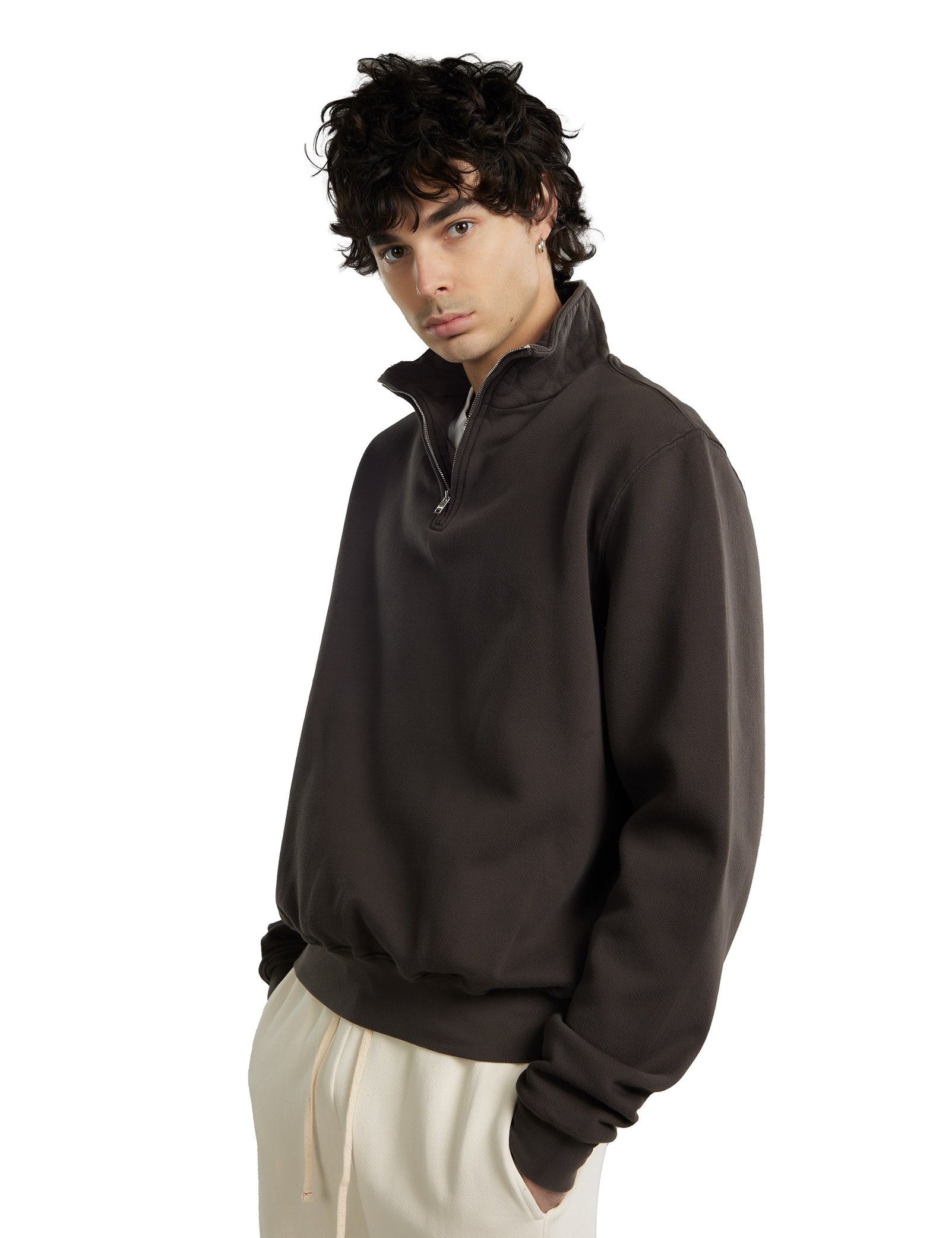 Heavyweight Banded Yacht Half Zip