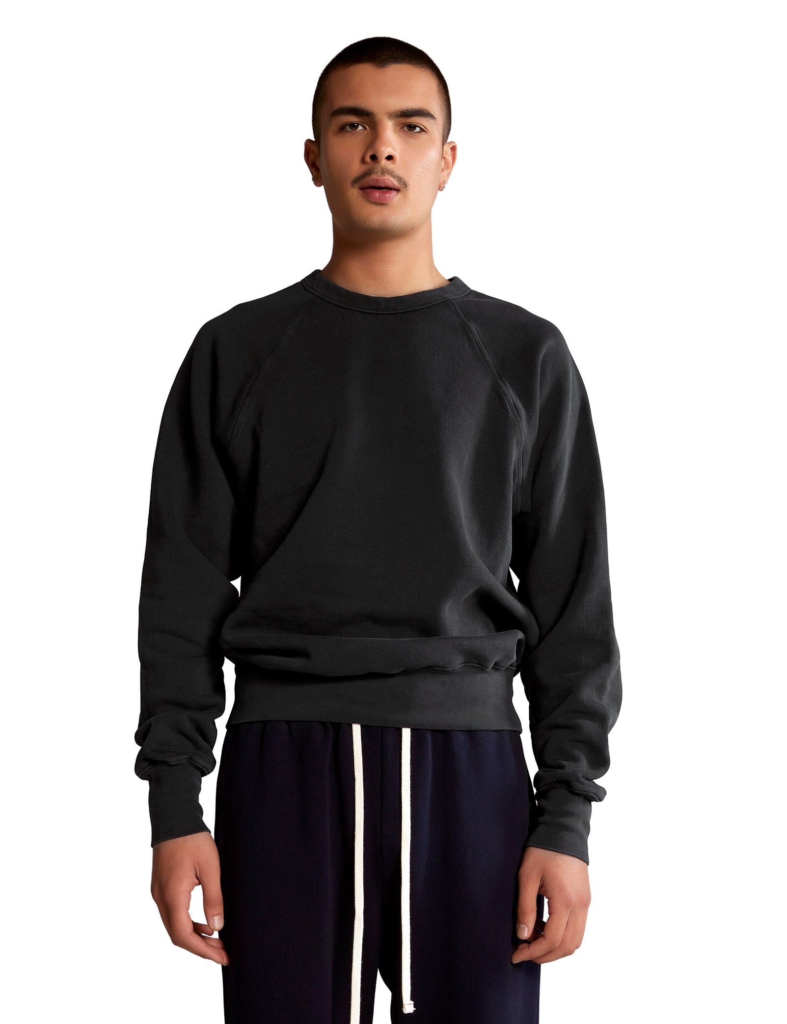 Heavyweight Binded Neck Raglan
