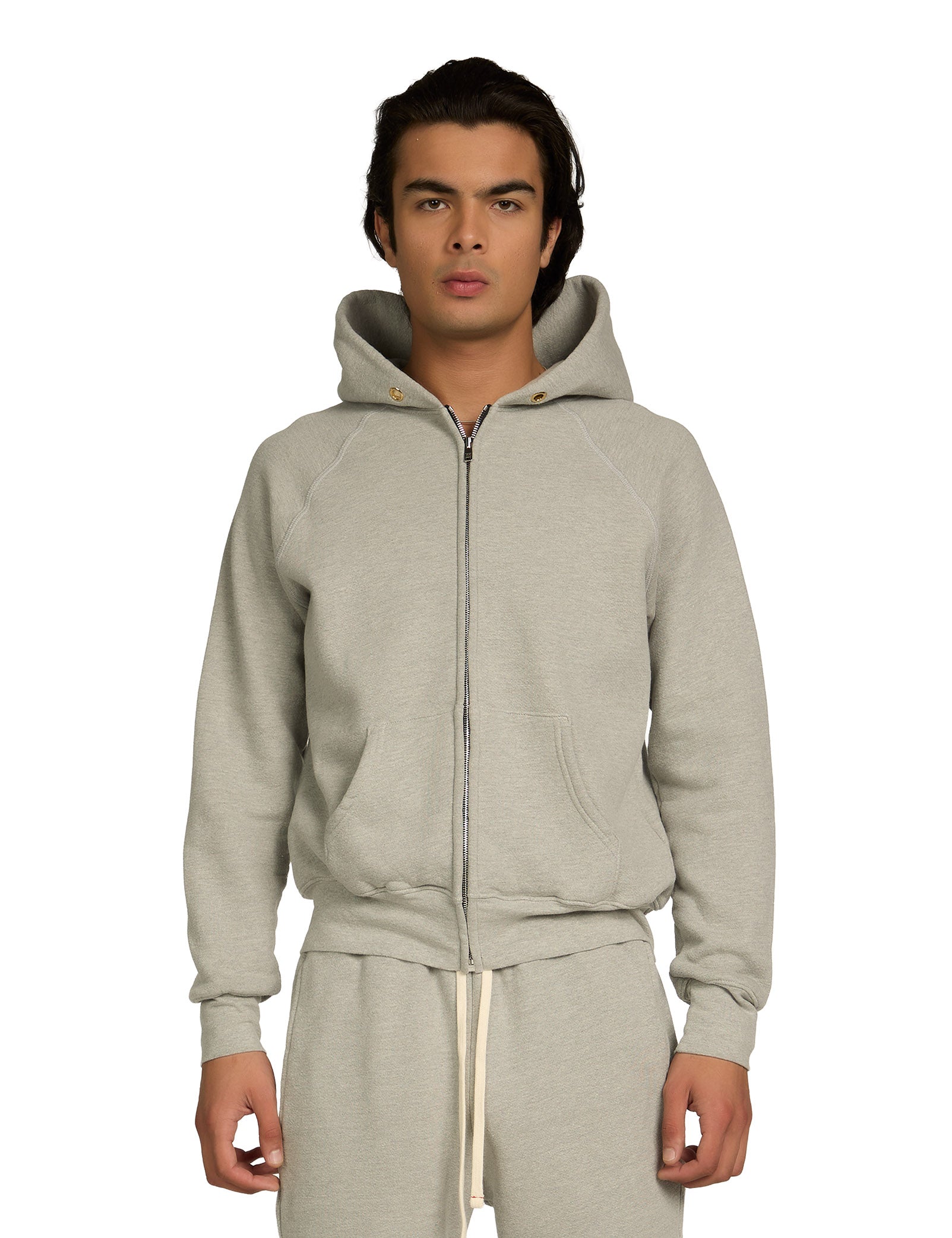Heavyweight Raglan Zip Hoodie
