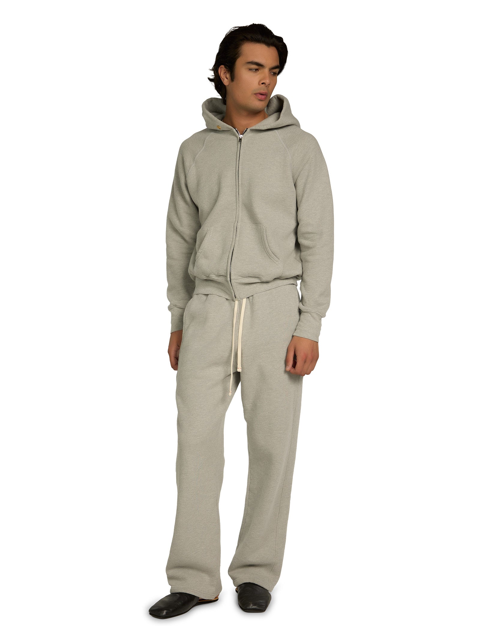 Heavyweight Raglan Zip Hoodie