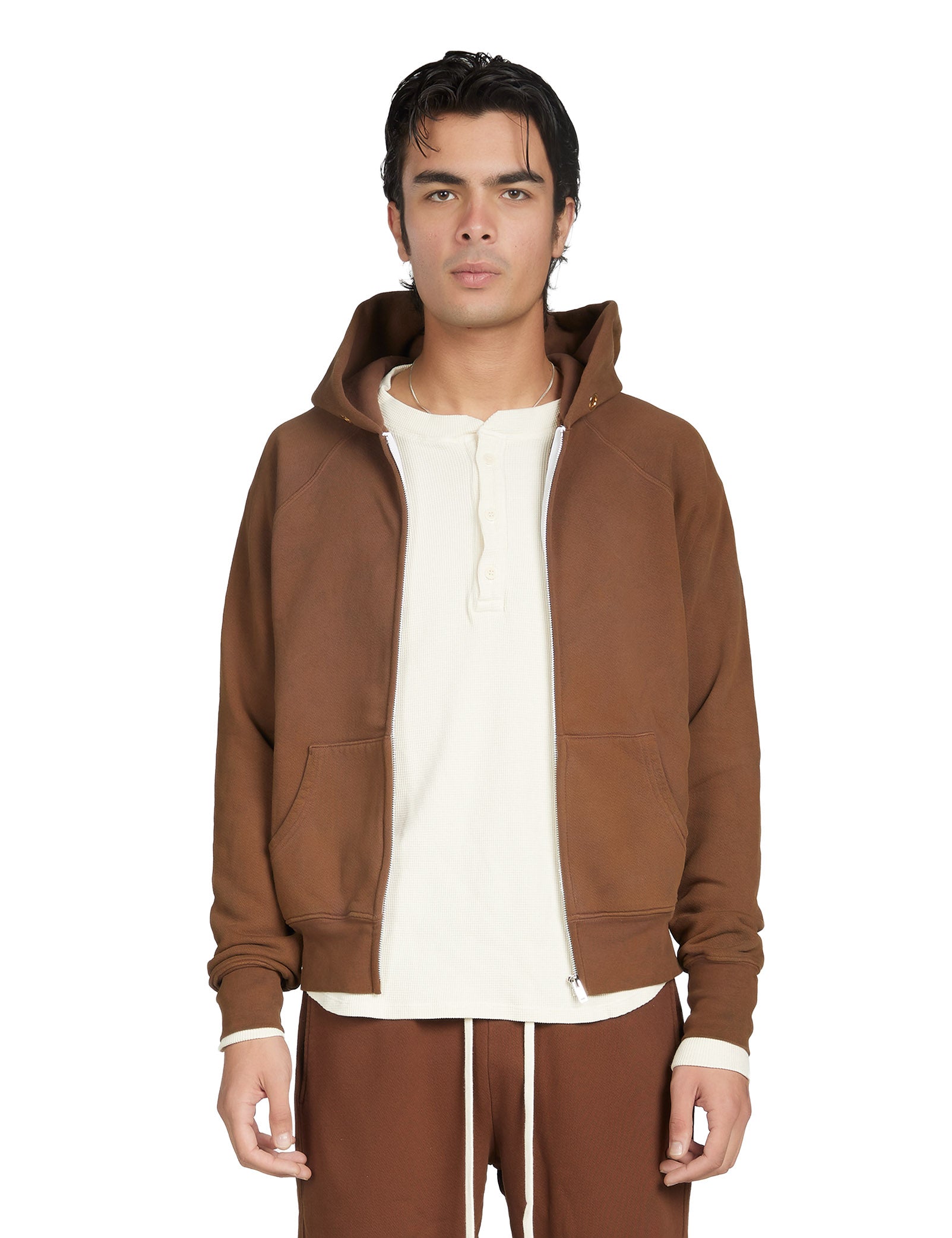 Heavyweight Raglan Zip Hoodie