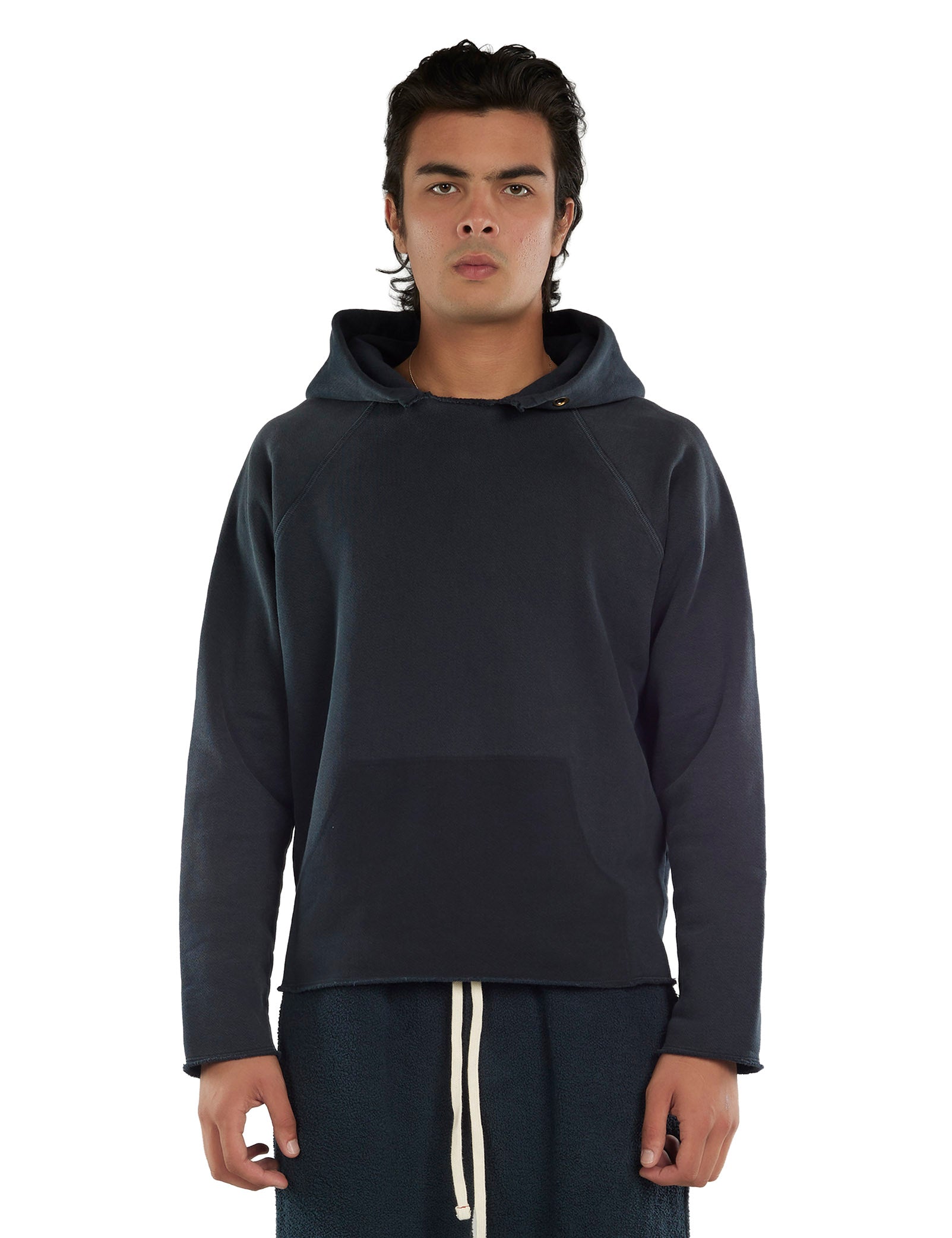 Heavyweight Raw Raglan Hoodie