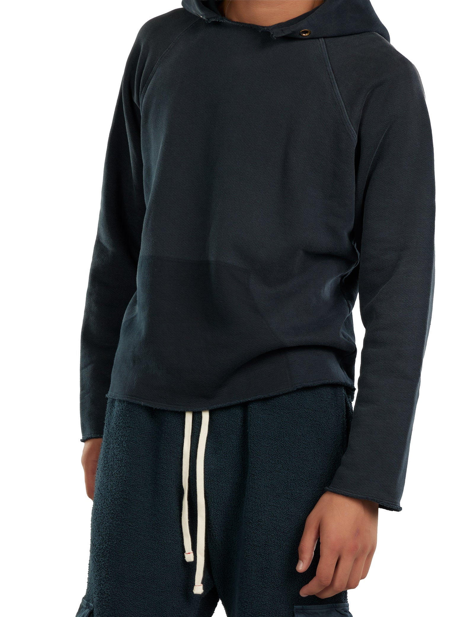 Heavyweight Raw Raglan Hoodie