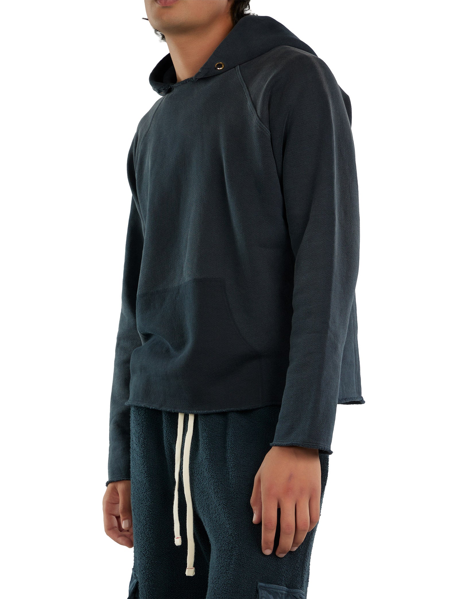 Heavyweight Raw Raglan Hoodie