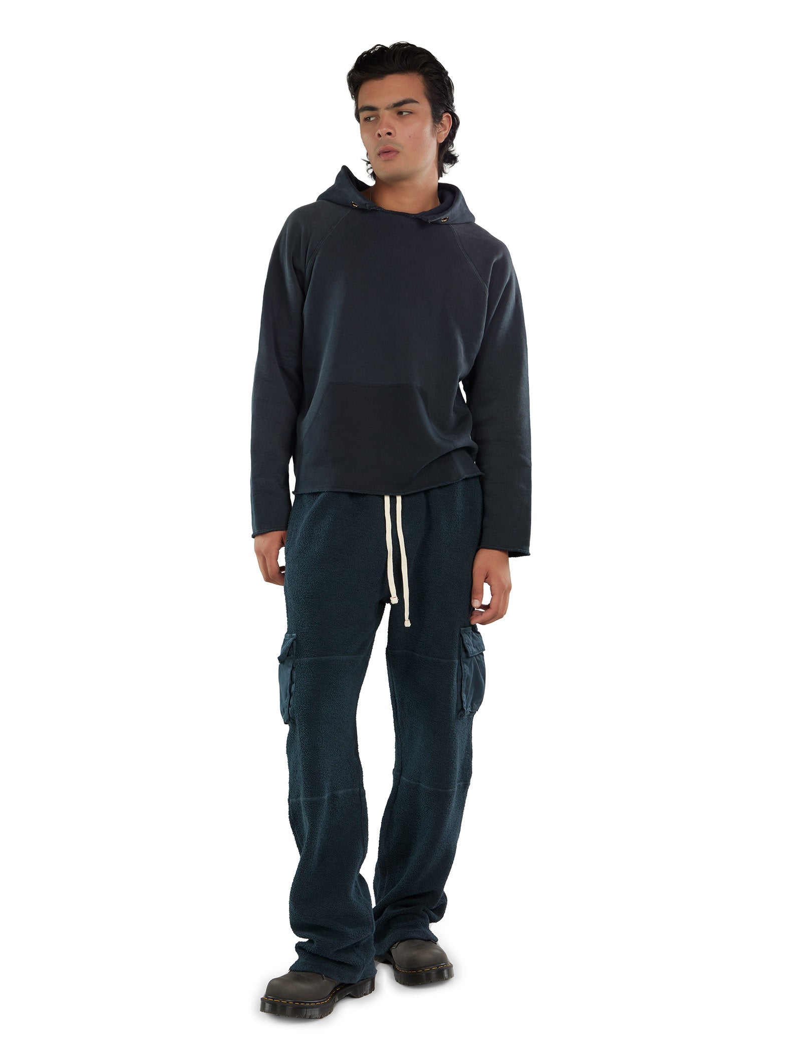 Heavyweight Raw Raglan Hoodie
