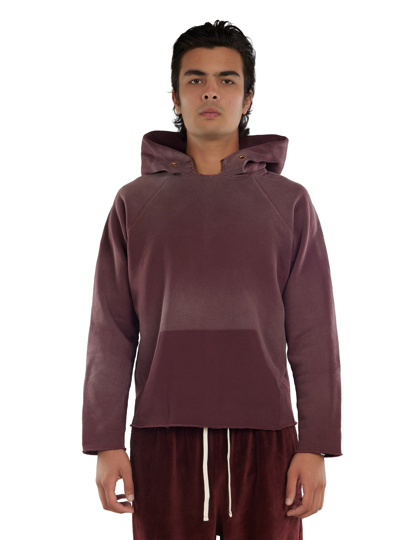 Heavyweight Raw Raglan Hoodie