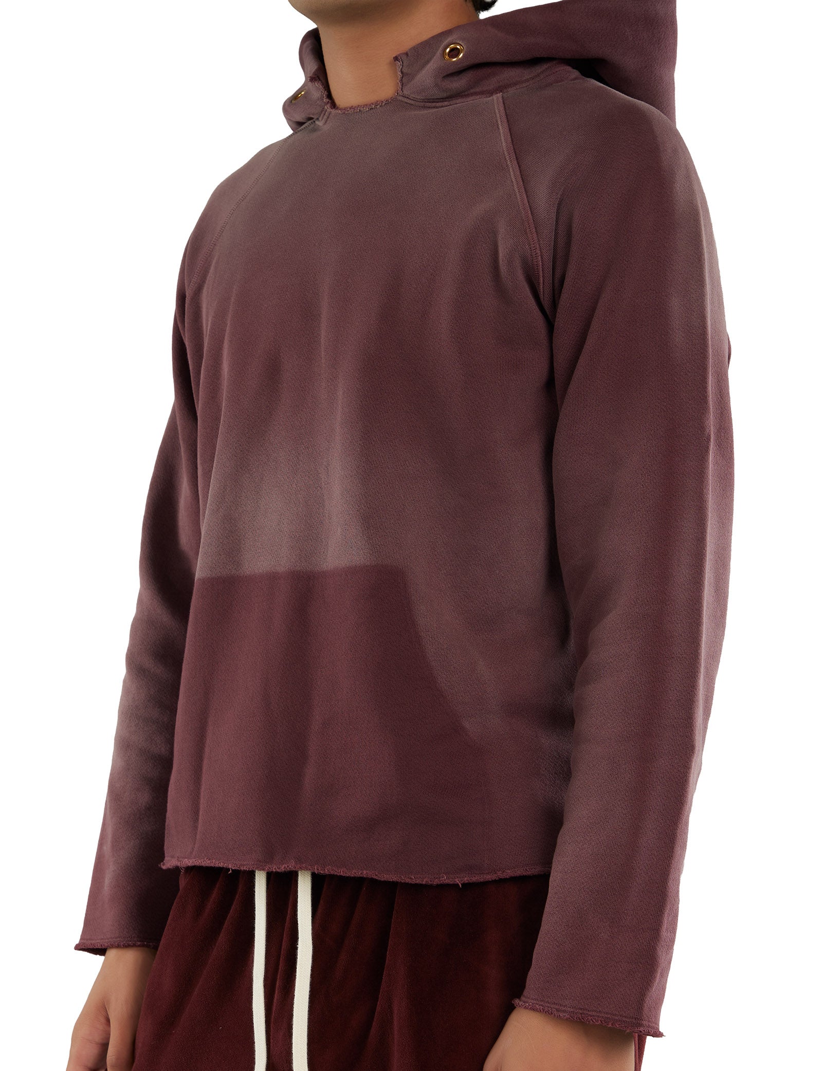 Heavyweight Raw Raglan Hoodie