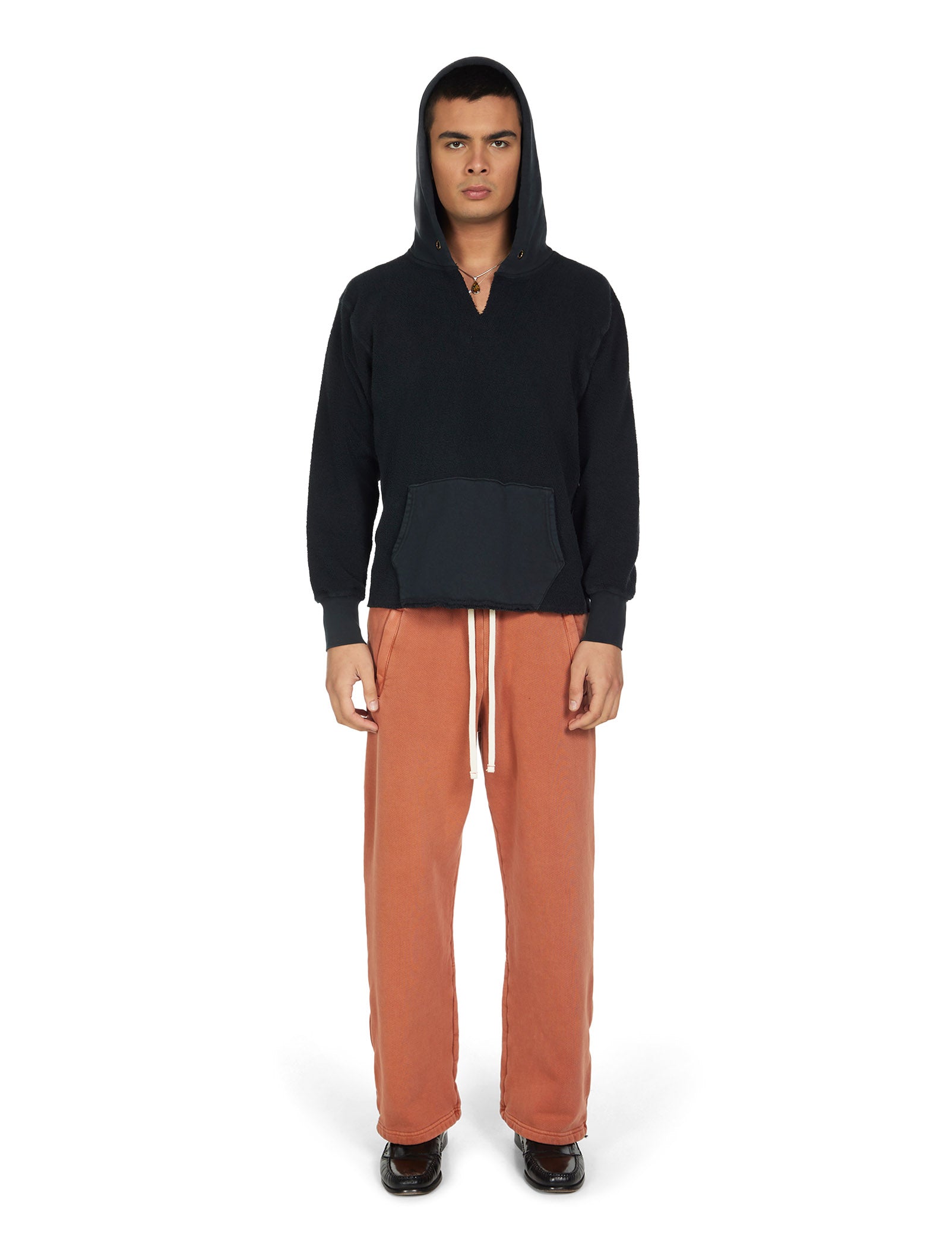 Heavyweight Inside Out Raw Cropped Hoodie