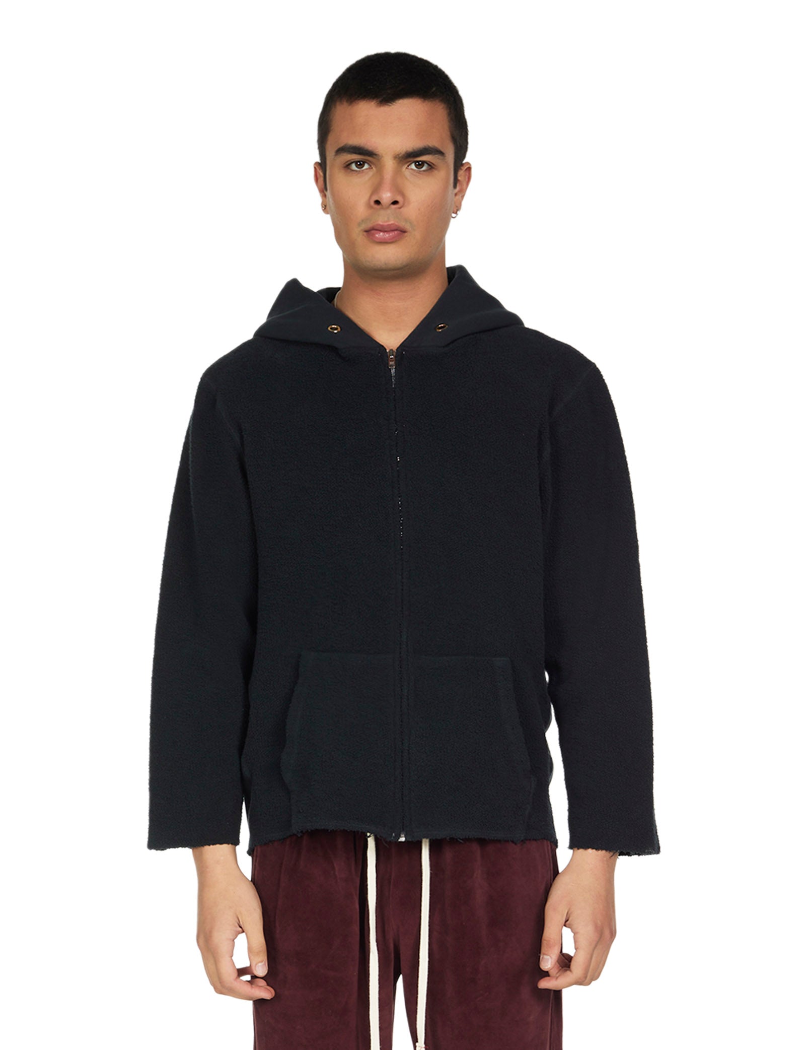 Heavyweight Inside Out Raw Zip Hoodie