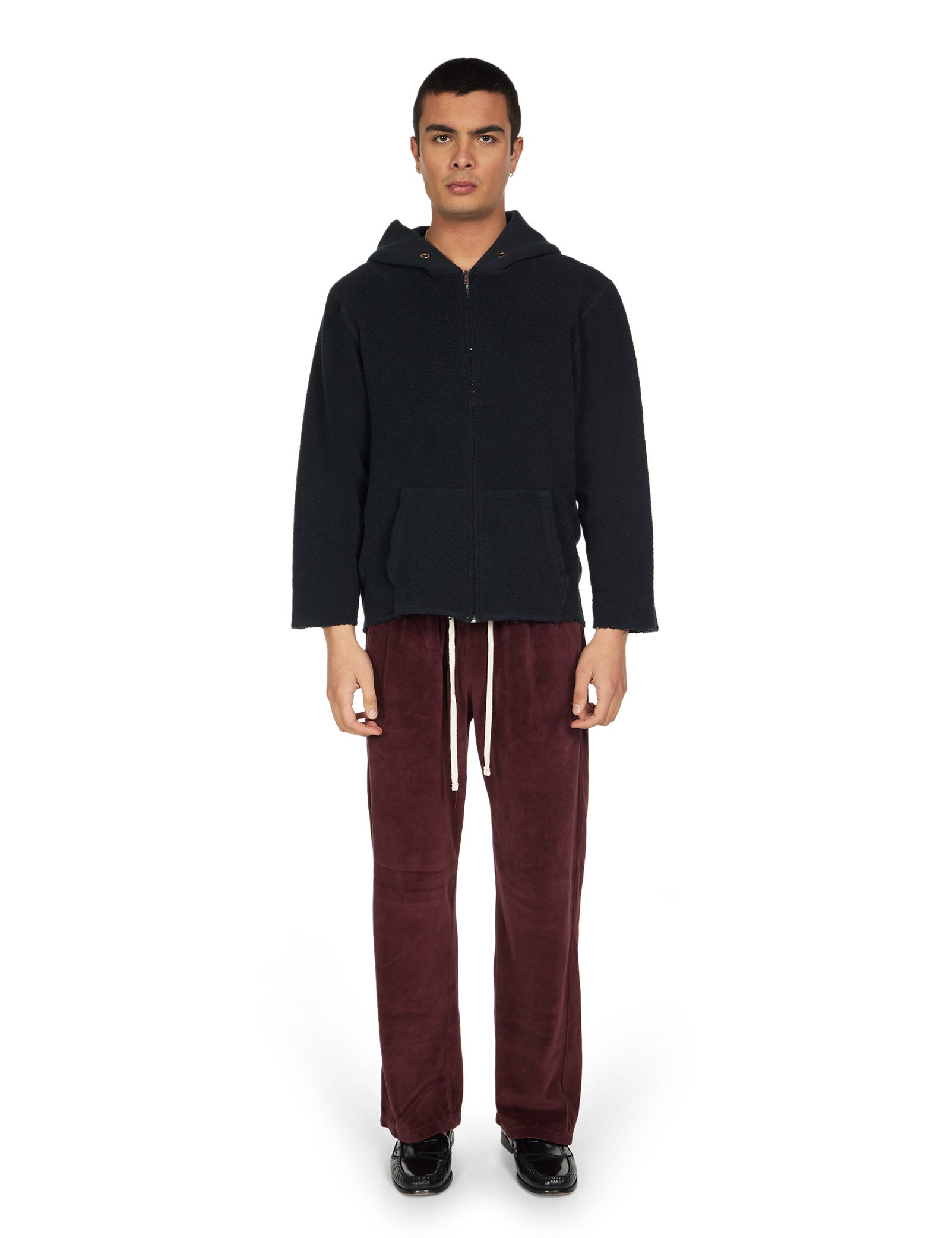 Heavyweight Inside Out Raw Zip Hoodie