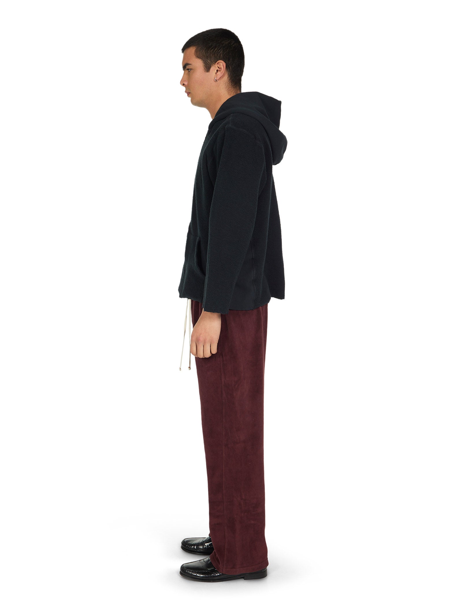 Heavyweight Inside Out Raw Zip Hoodie