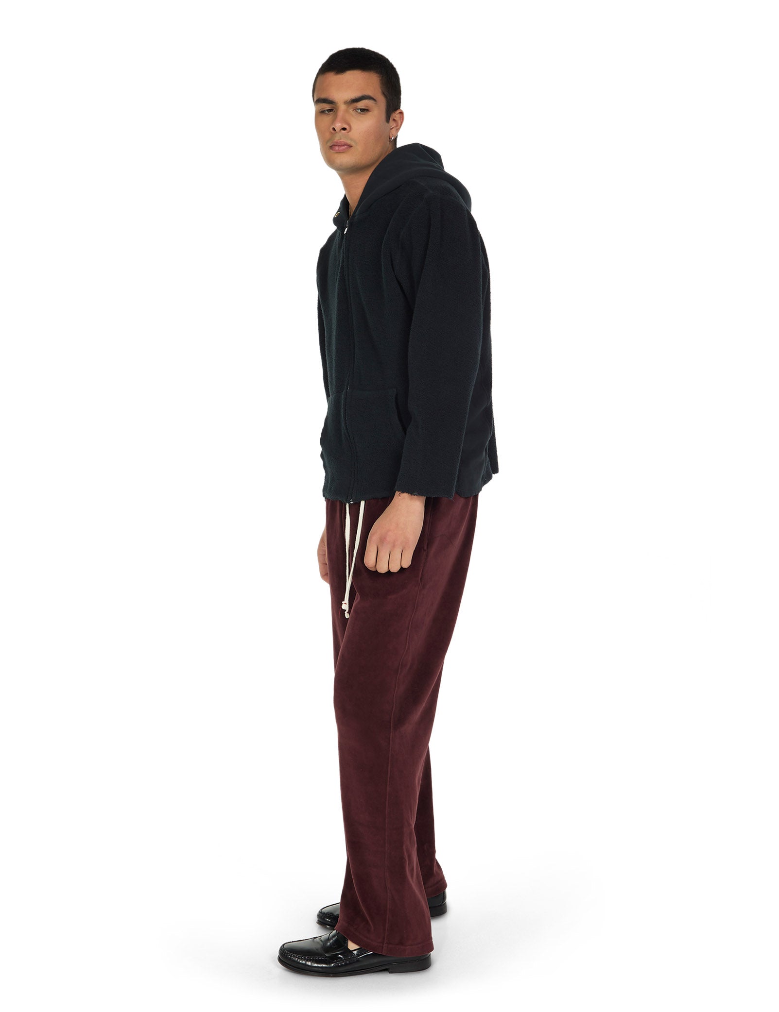 Heavyweight Inside Out Raw Zip Hoodie