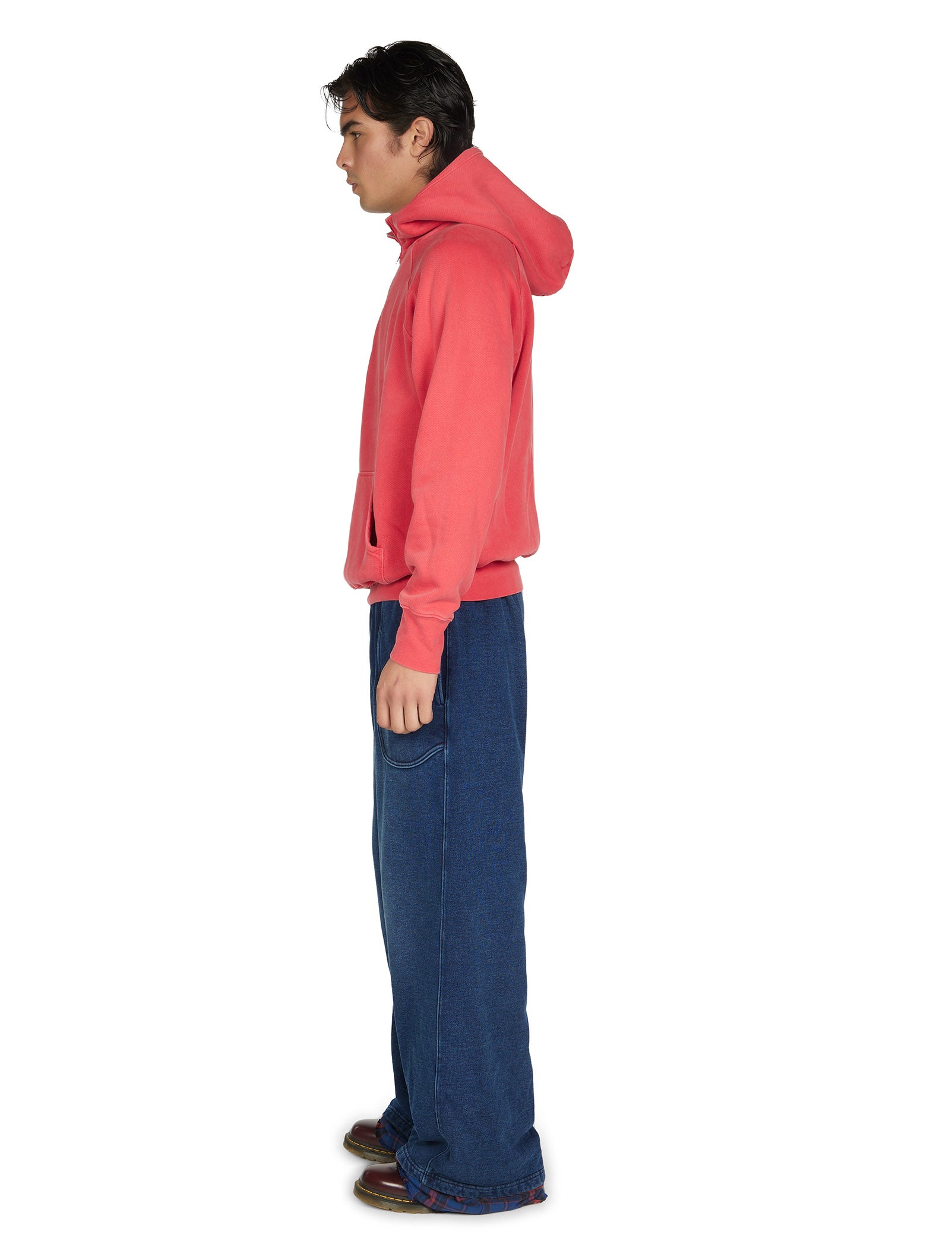 Heavyweight Half Zip Raglan Hoodie