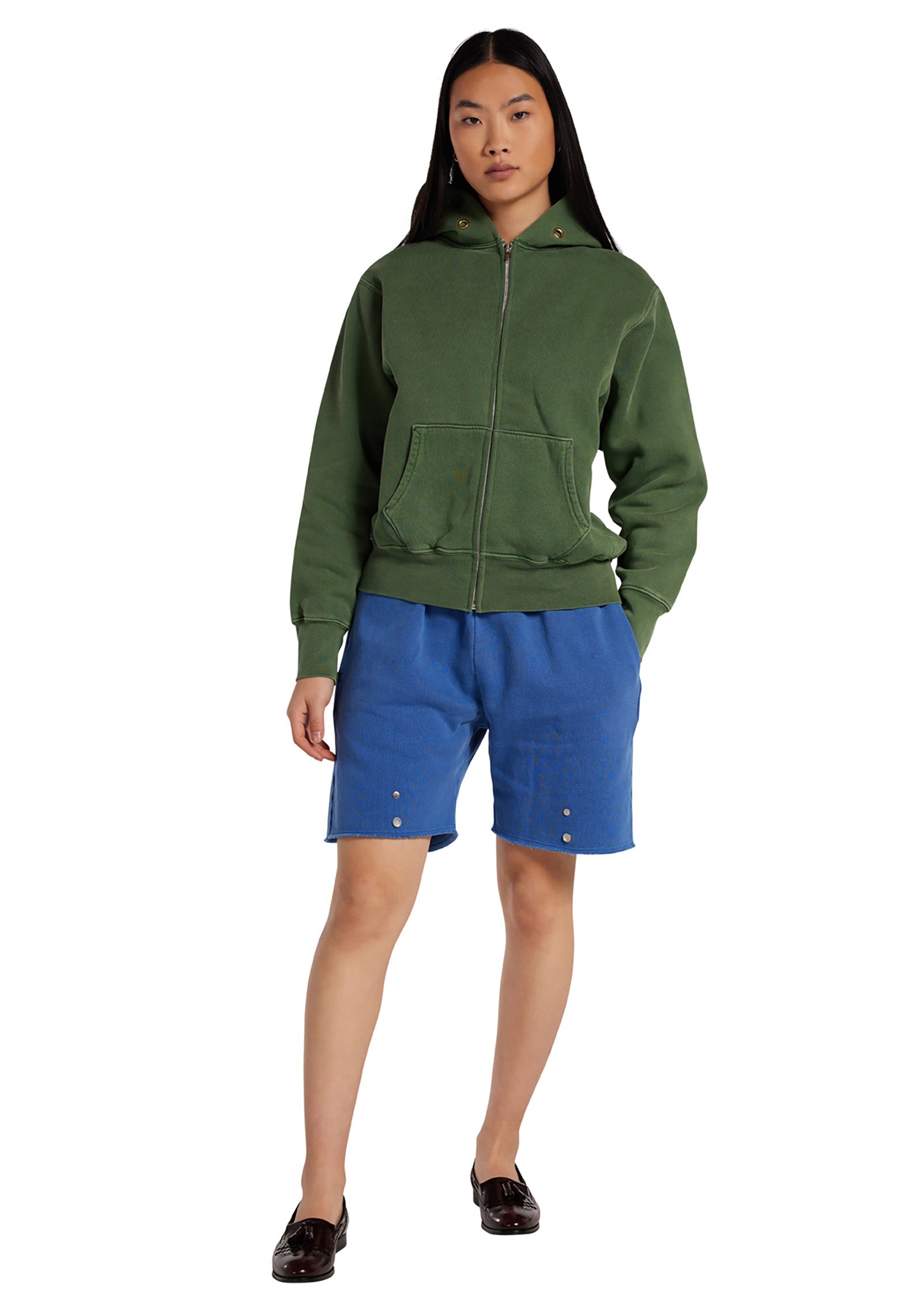 Unisex Heavyweight Snap Front Short