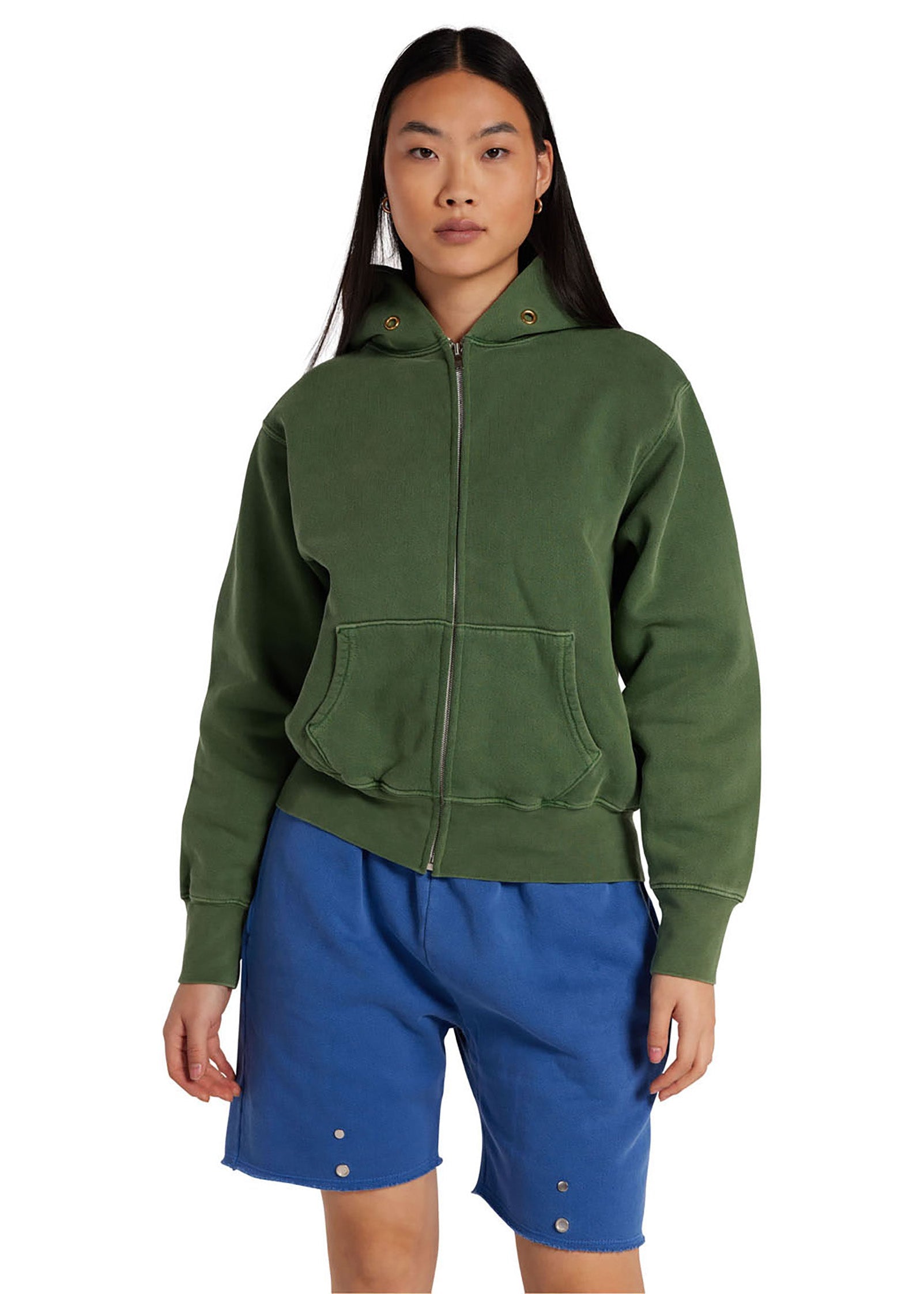 Unisex Heavyweight Snap Front Short